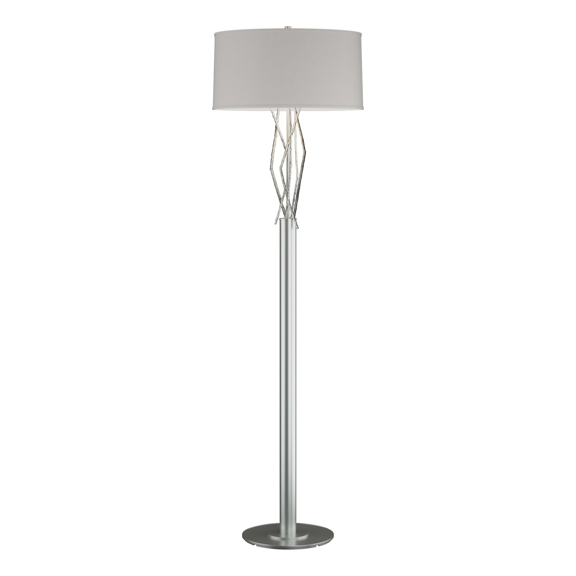 Shown in Vintage Platinum finish and Flax shade