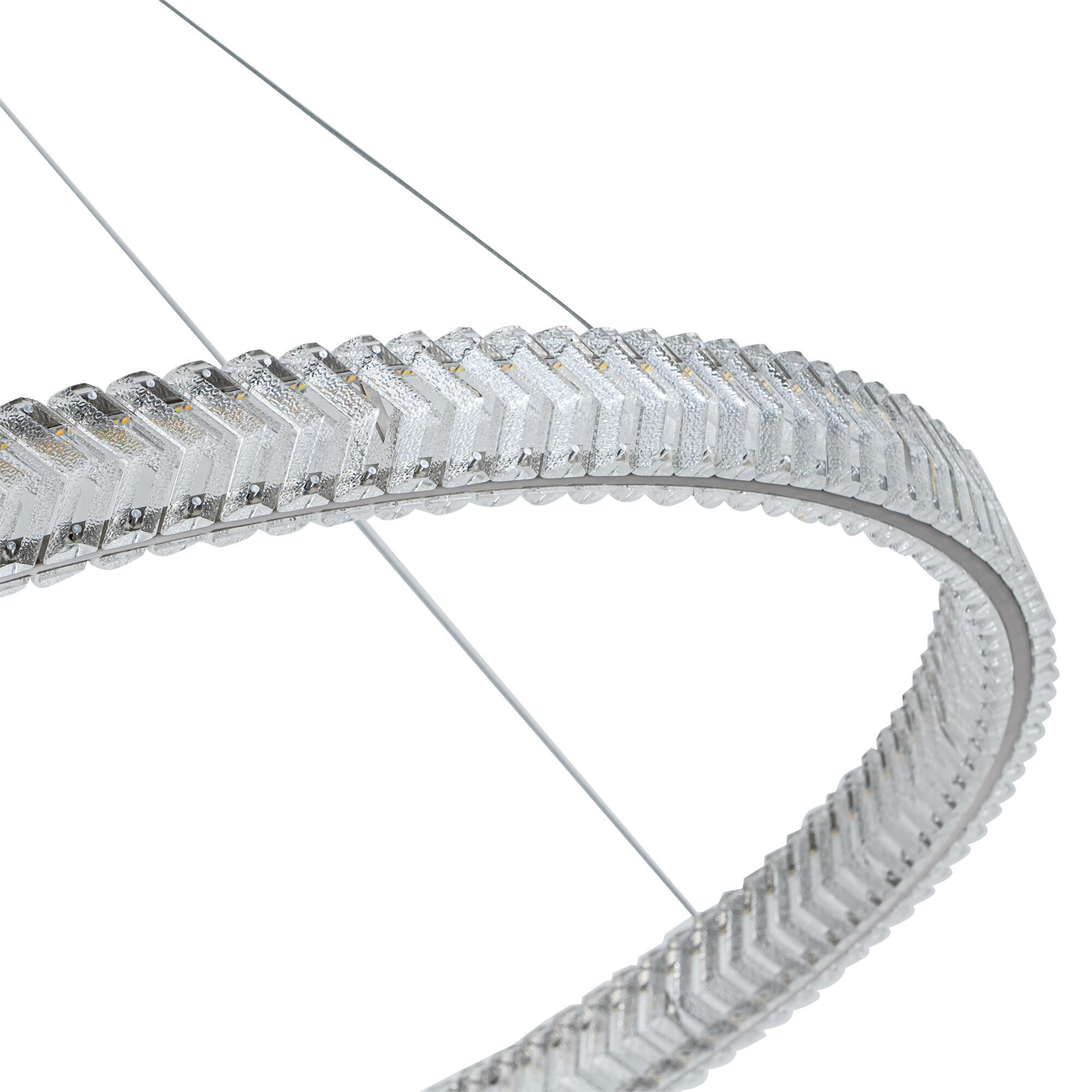 Chevron 39 Inch Chandelier by Artcraft