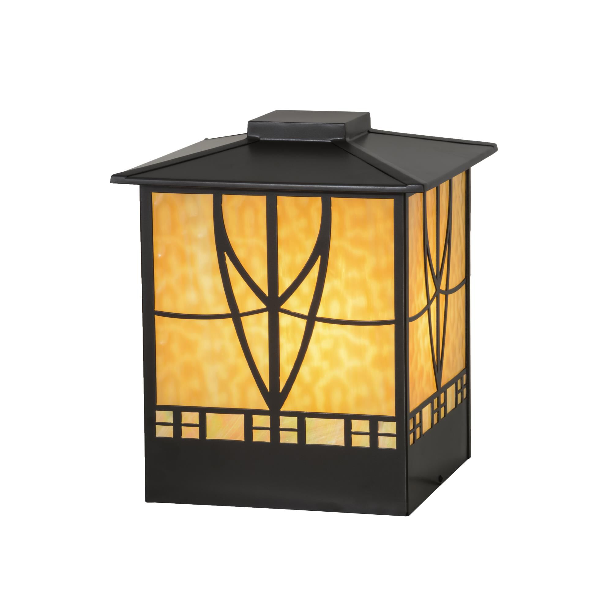 17 Inch Tall 2 Light Outdoor Pier Lamp by Meyda Lighting