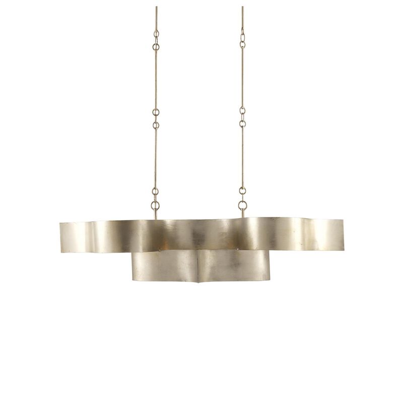 Grand Lotus 50 Inch 6 Light Linear Suspension Light by Currey and Company