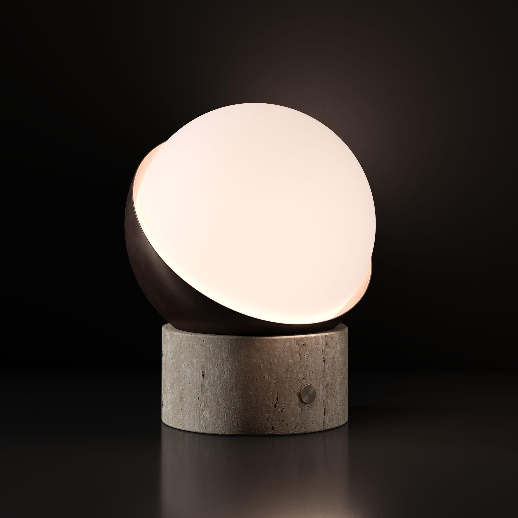 Kibun Orb 21 Inch Table Lamp by Bulbrite