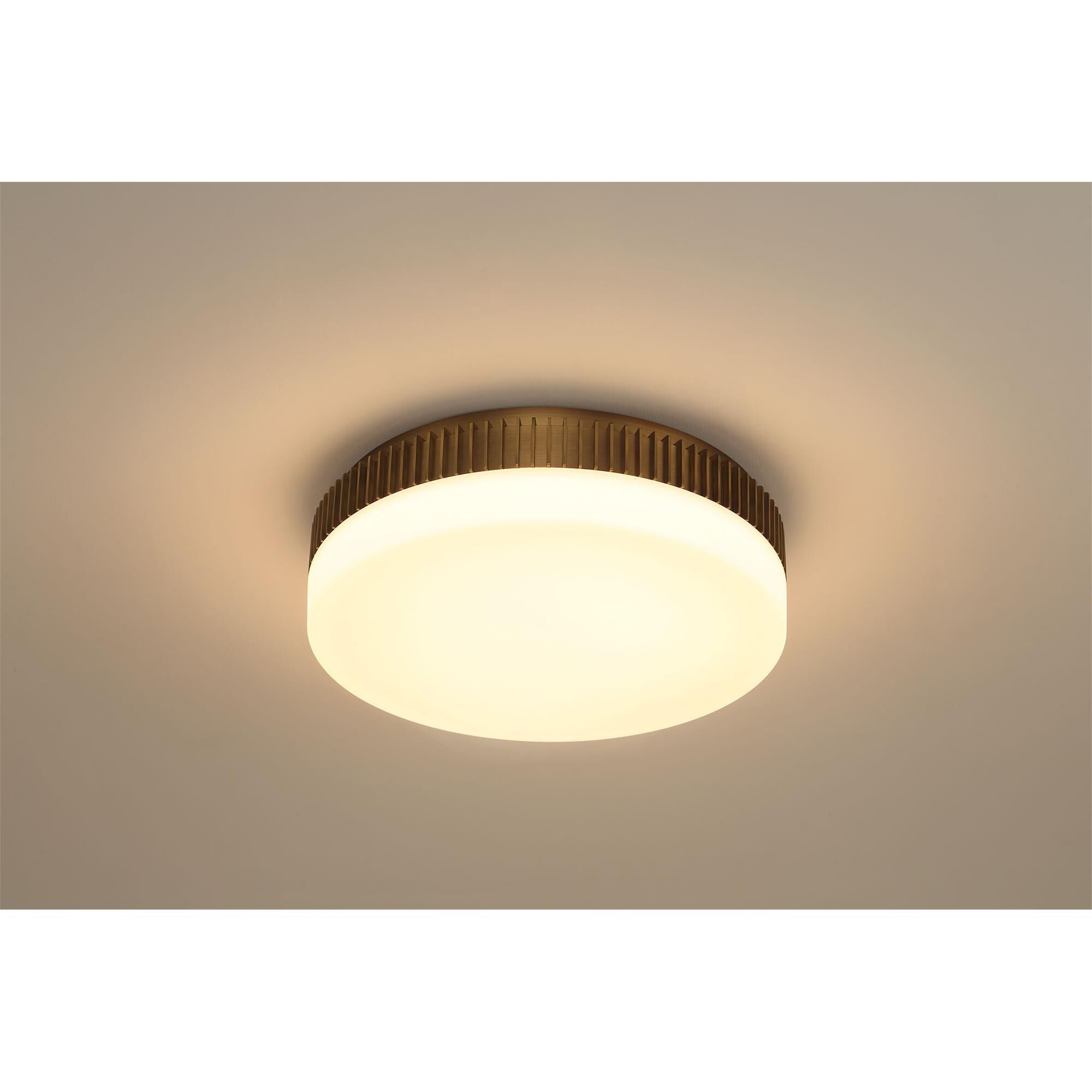 Shown in Matte Black finish and Opal Etched glass