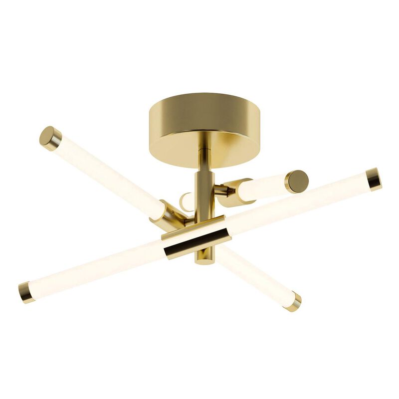 Rusnak 15 Inch 3 Light LED Semi Flush Mount by AFX Lighting