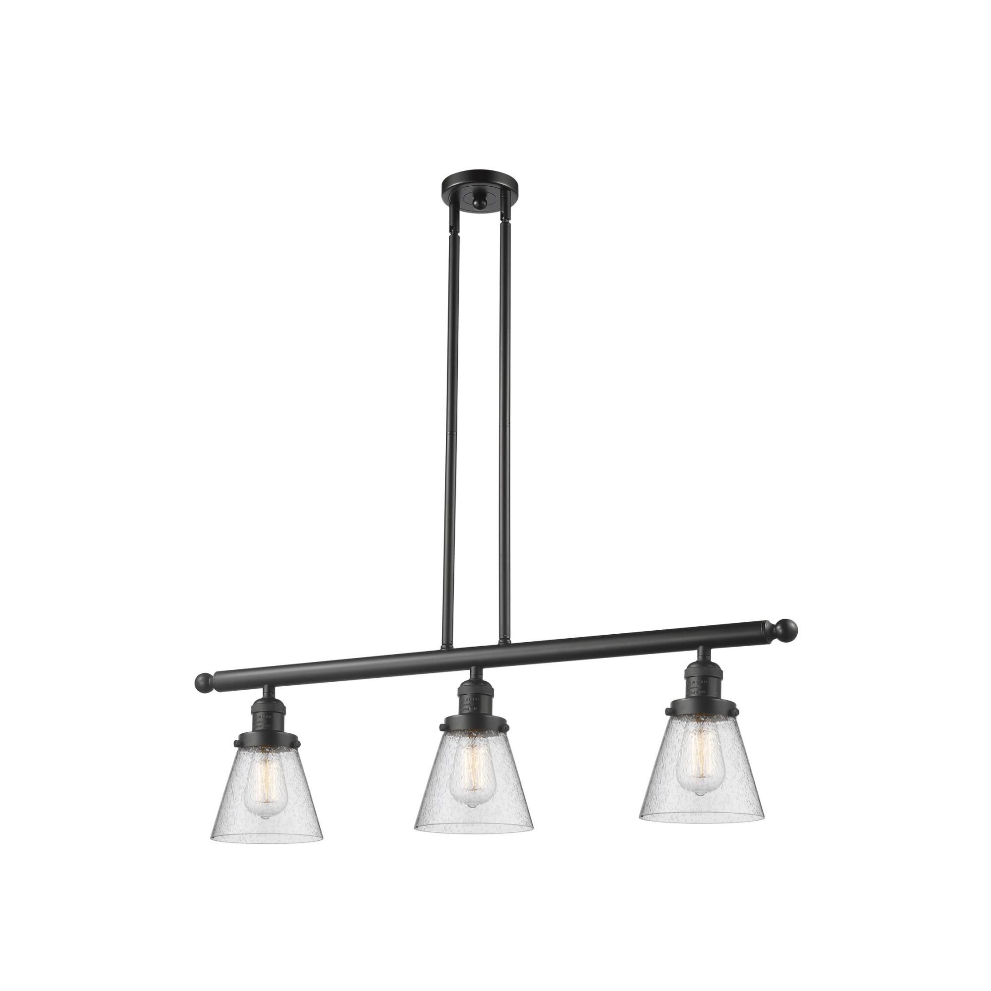 Bruno Marashlian Small Cone 36 Inch 3 Light Linear Suspension Light by Innovations Lighting