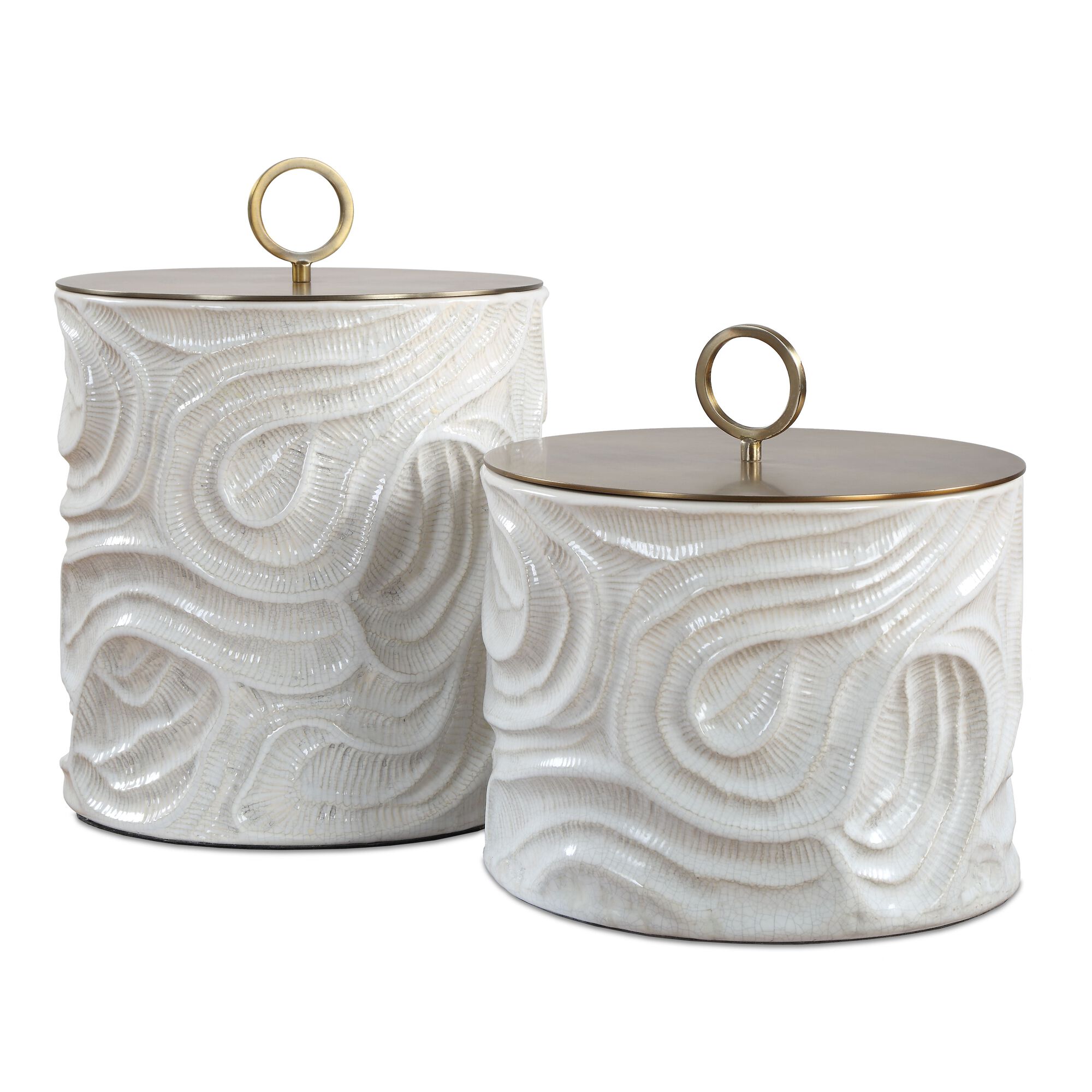 Ivory Tide Decorative Bottle,