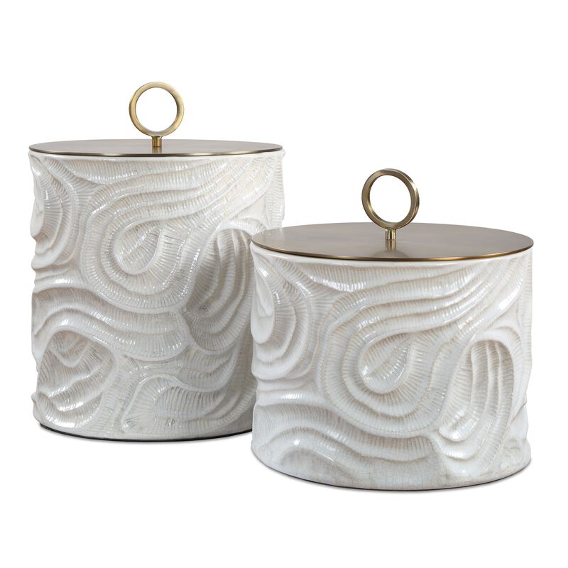 Ivory Tide Decorative Bottle by Uttermost