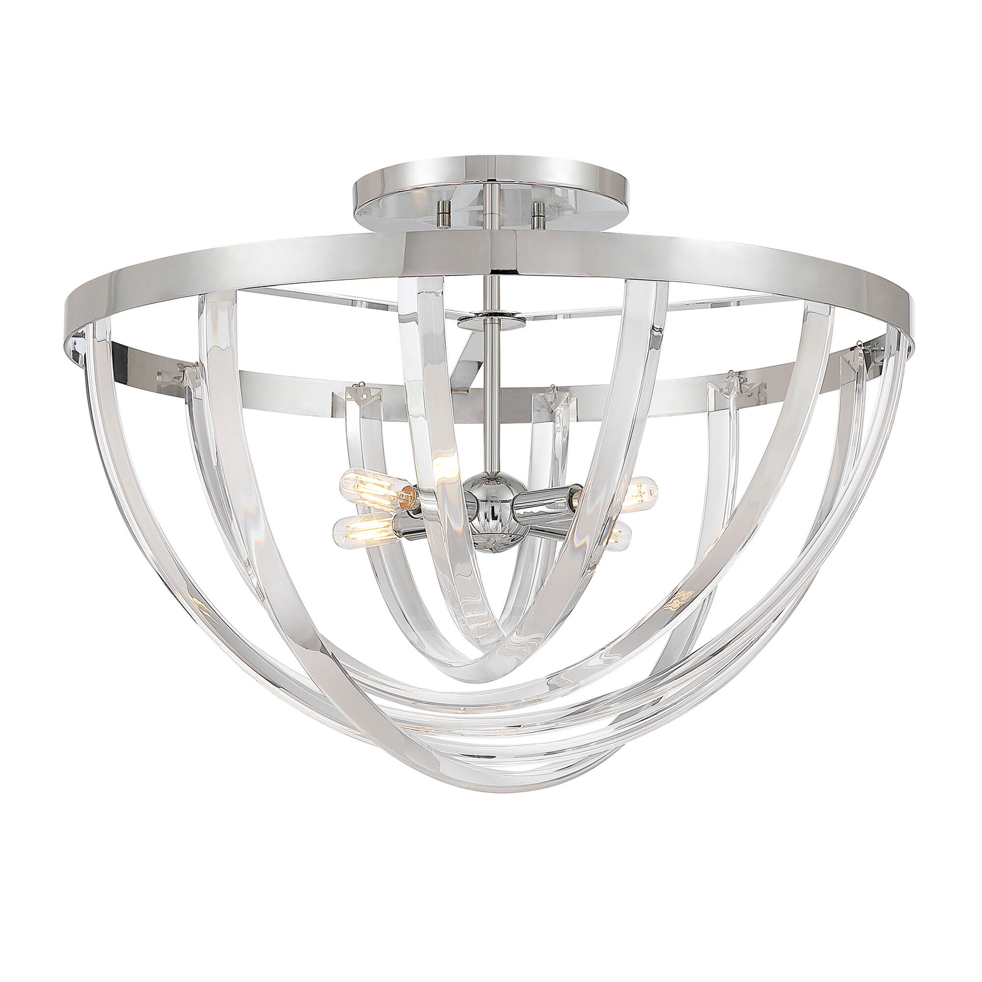 Jennings 24 Inch Semi Flush Mount,
