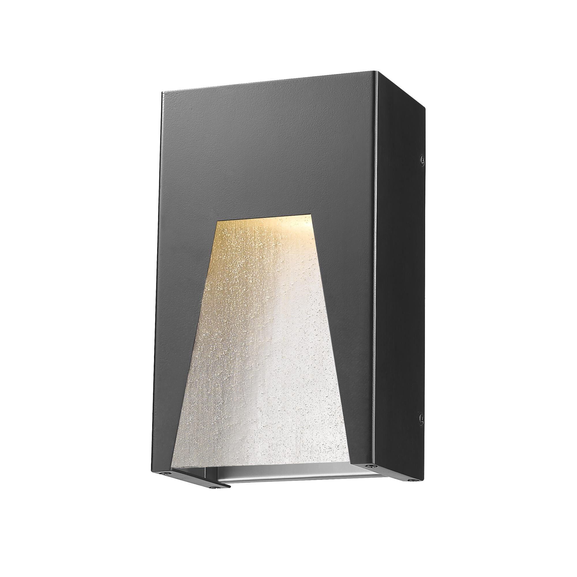 Shown in Black Silver finish and Glass shade