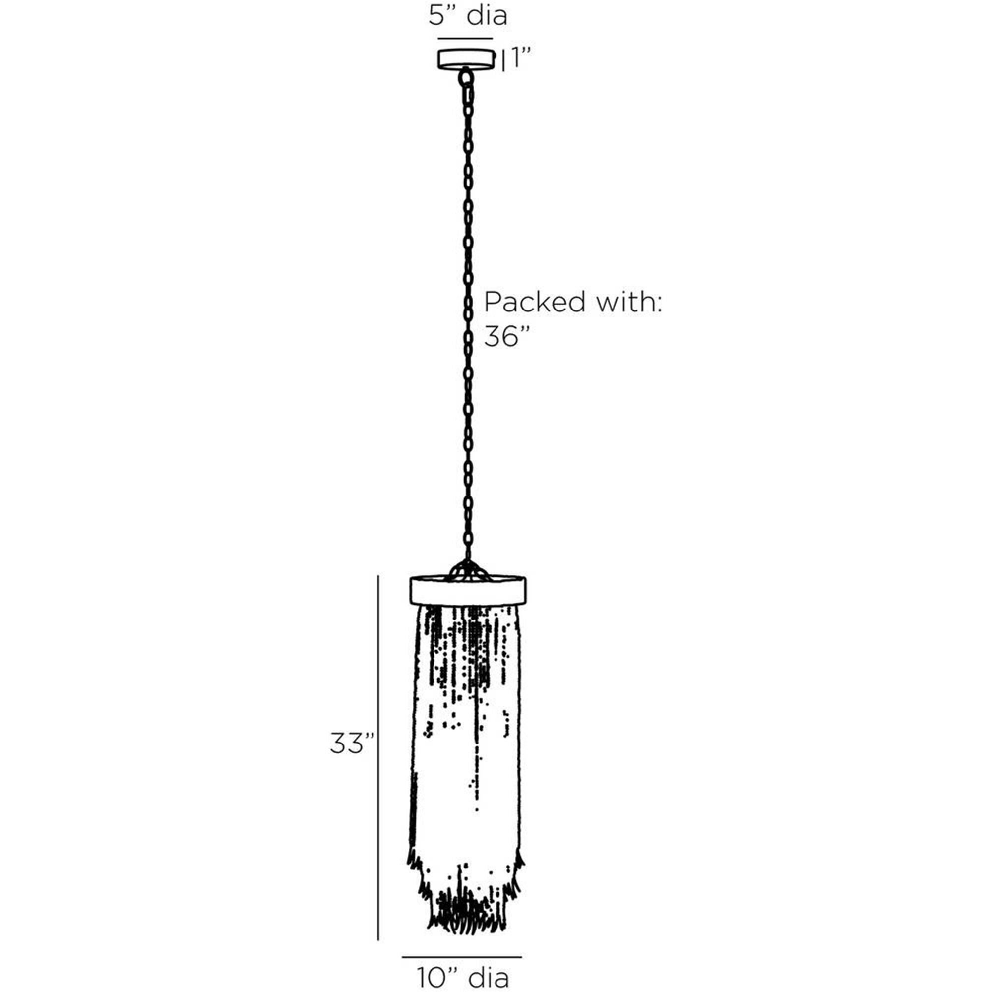 Baja 10 Inch Mini Pendant by Arteriors Home