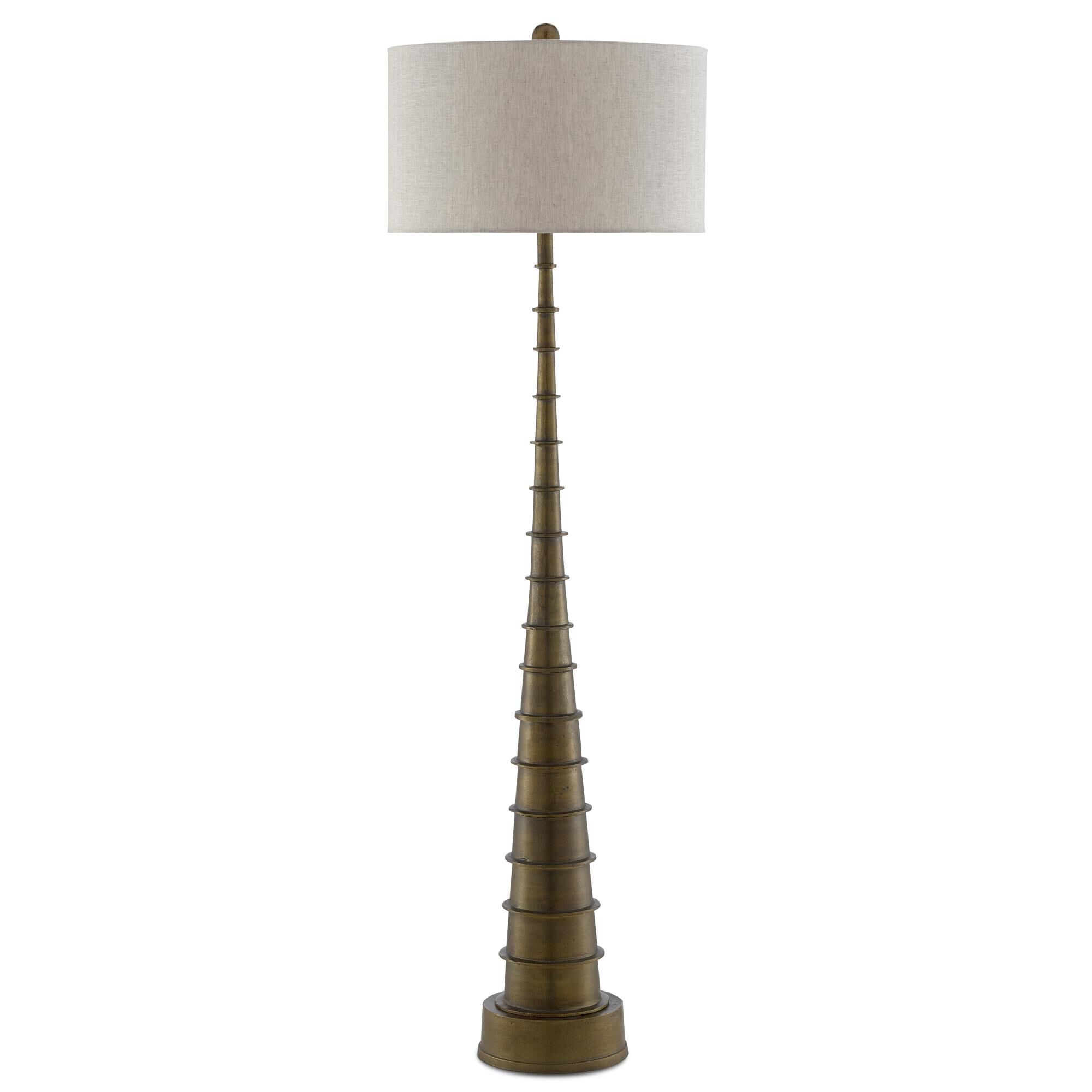 Auger 63 Inch Floor Lamp by Currey and Company