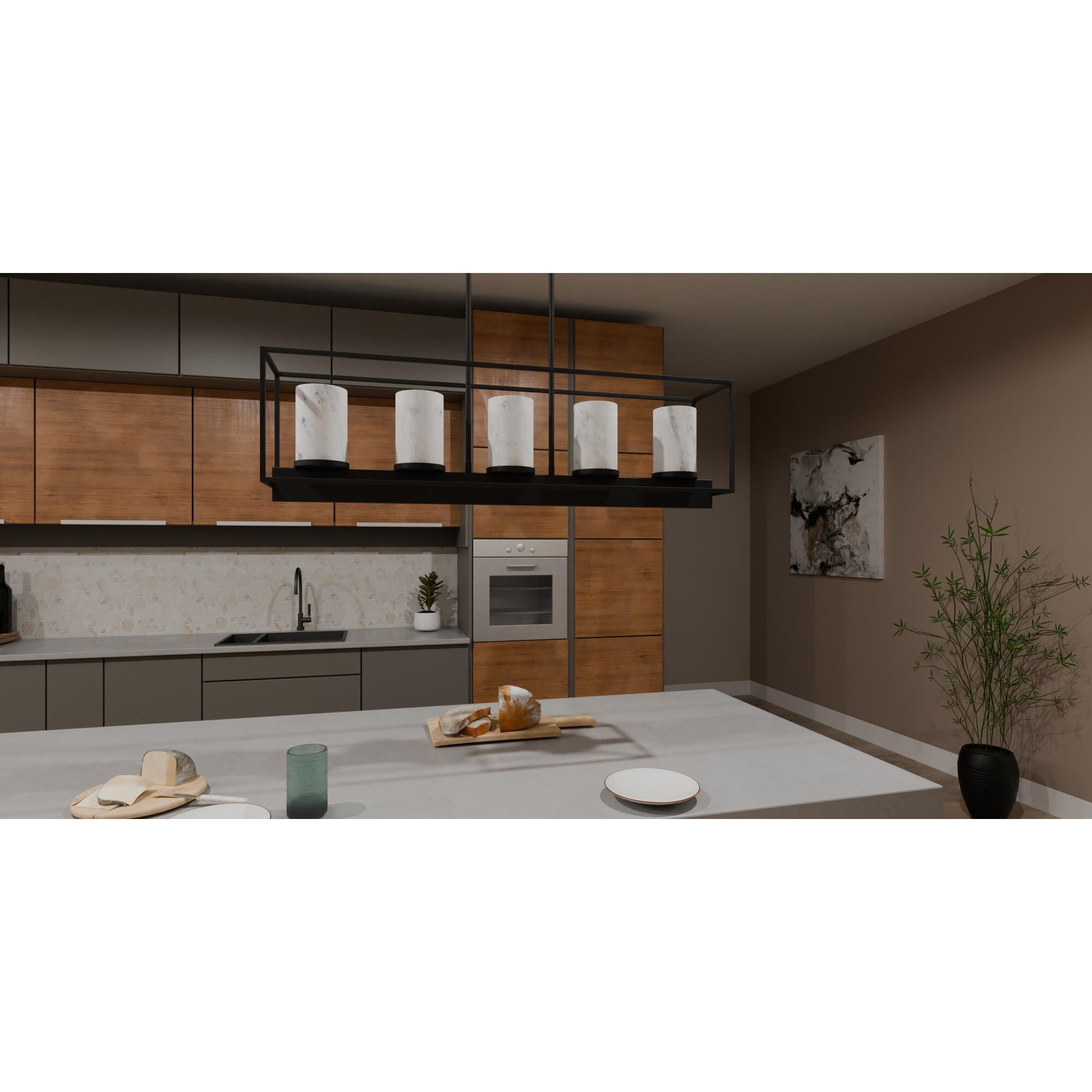 Bentley 42 Inch Linear Suspension Light by Quoizel