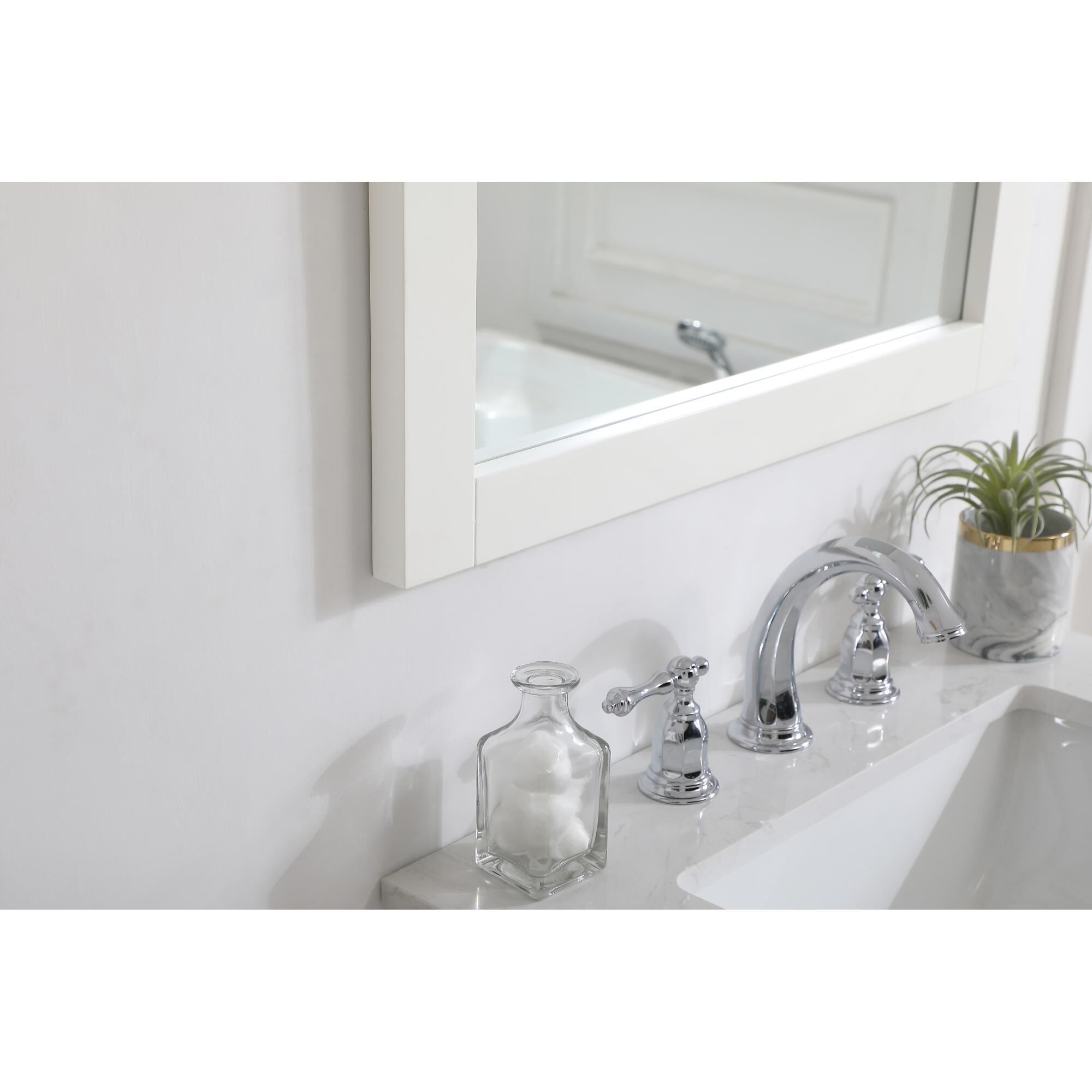 Shown in White finish