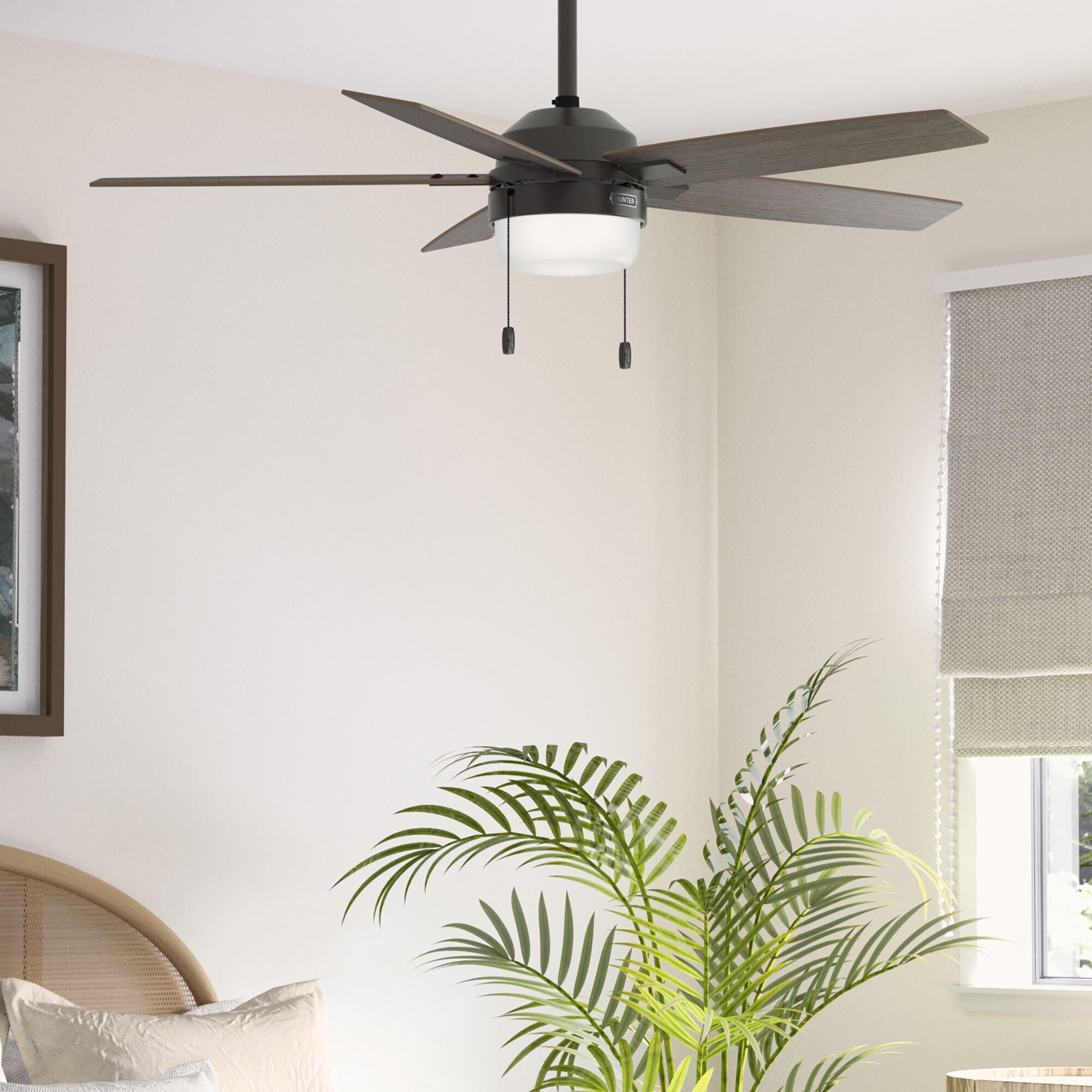 Anisten 52 Inch Ceiling Fan with Light Kit,