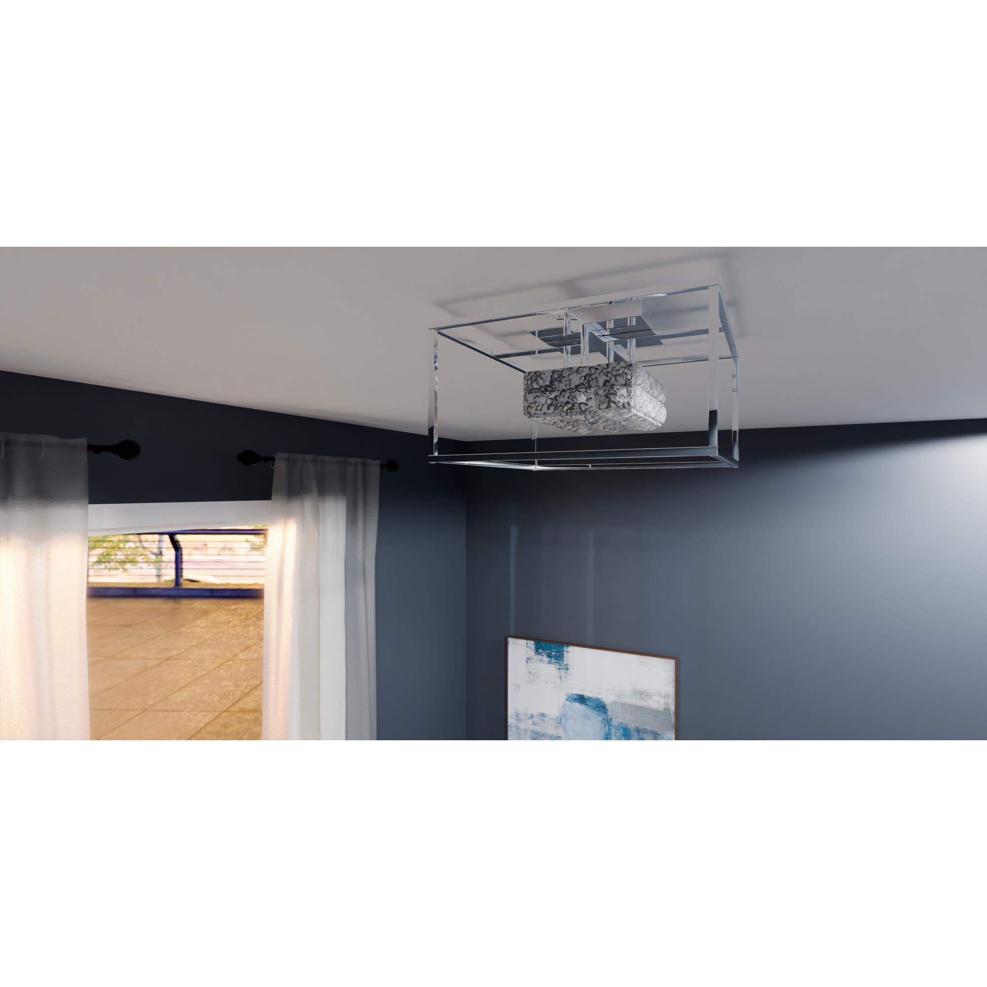 Dazzle 16 Inch Semi Flush Mount by Quoizel