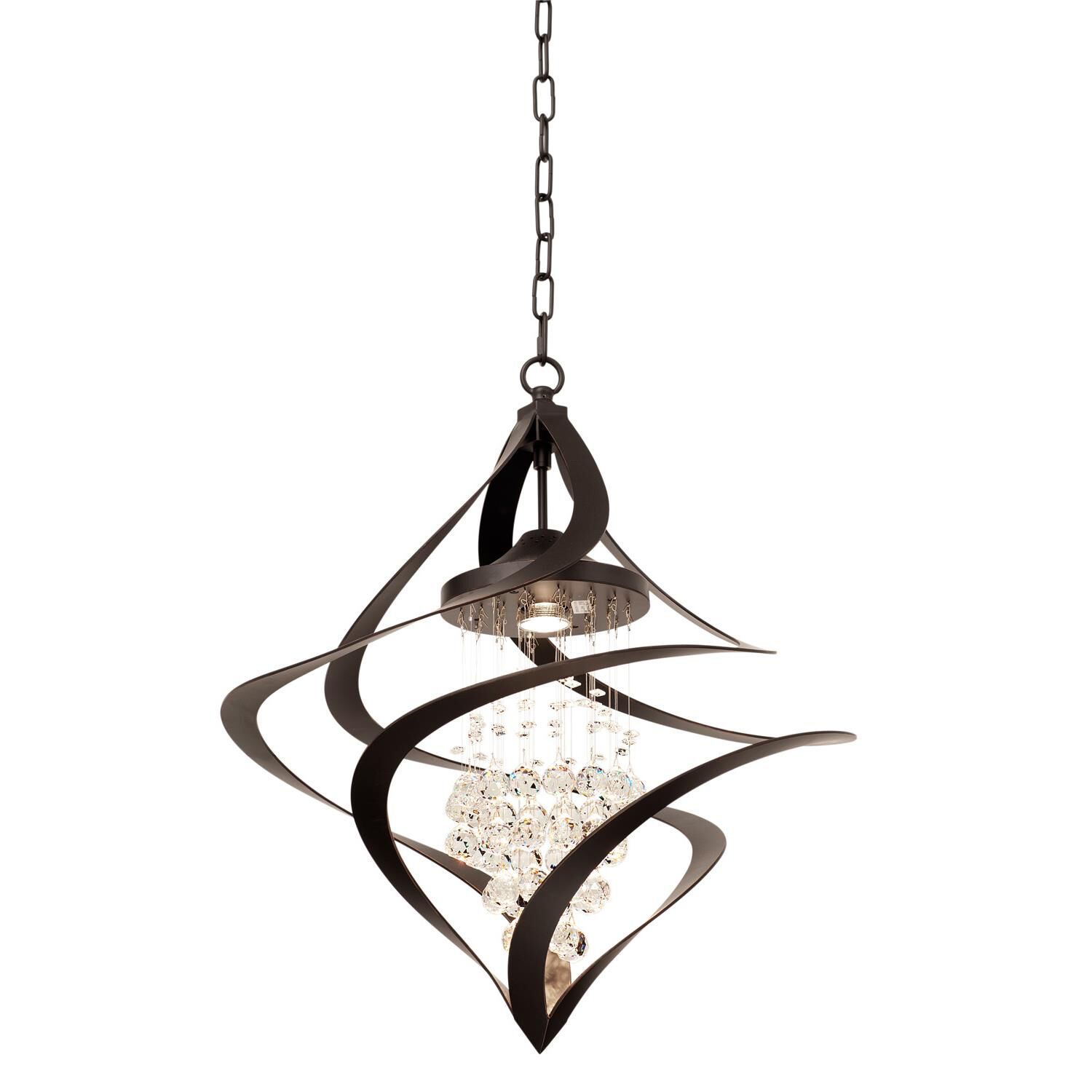 Oxford LED Cage Pendant by Kalco Lighting