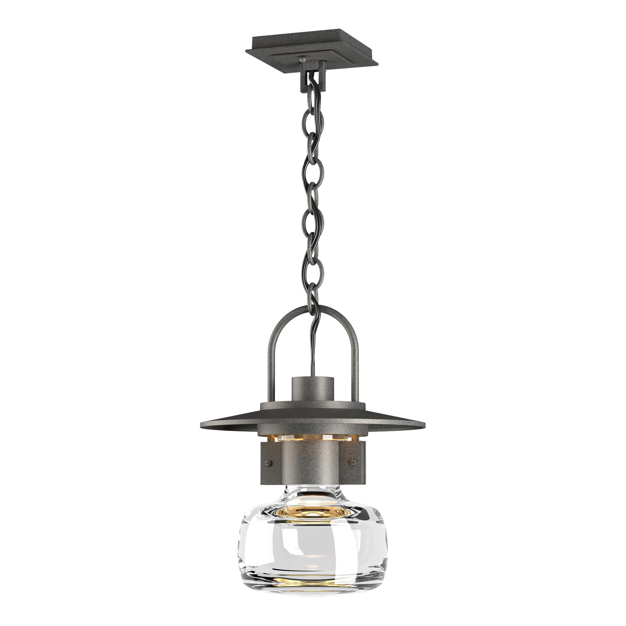 Shown in Coastal Natural Iron finish and Clear glass