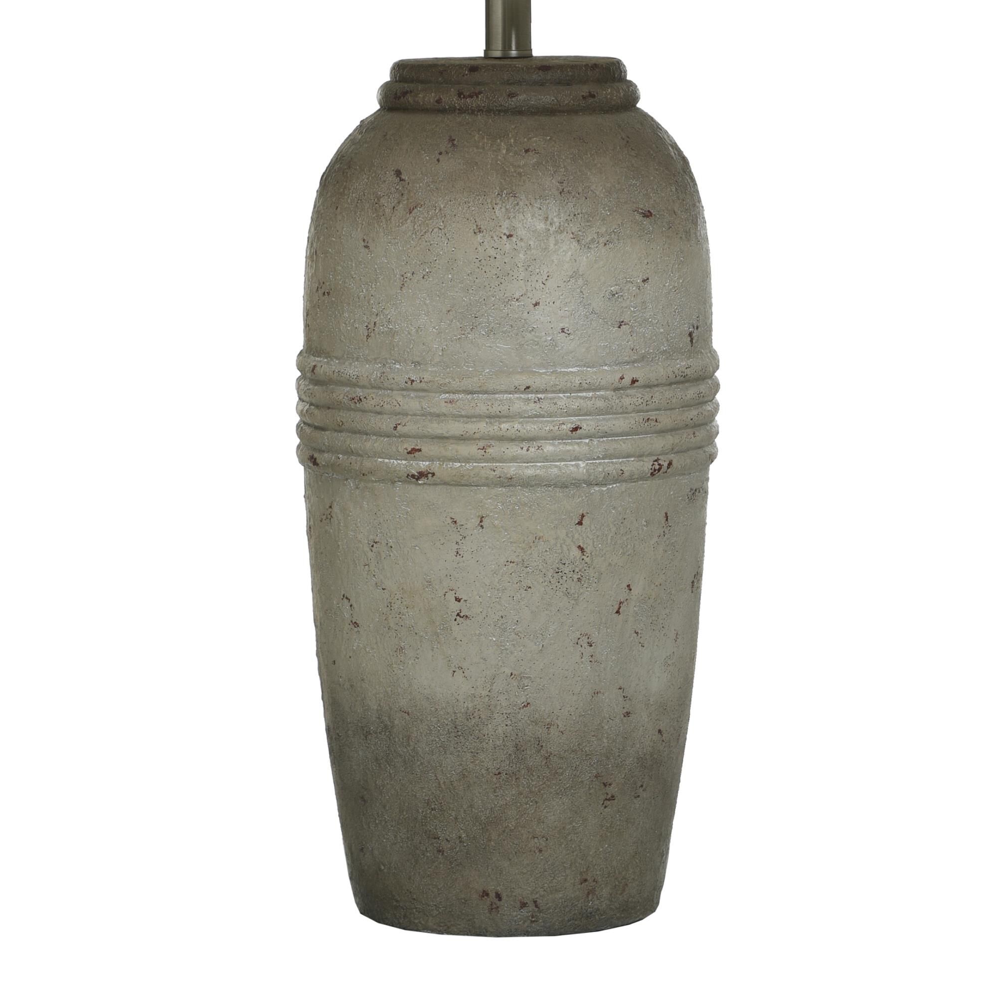 Shown in Bronzecotta finish and Oatmeal Polyester-Linen Blend shade