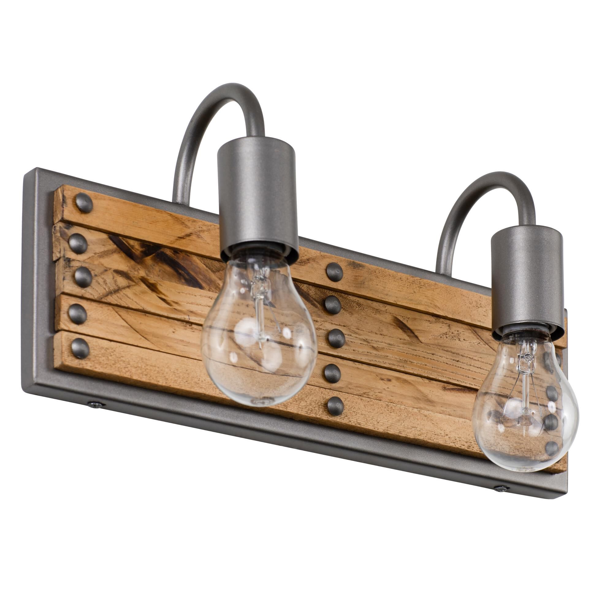 Shown in New Bronze -  Honey Wood finish