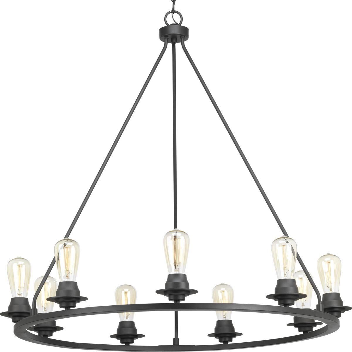 Debut 36 Inch 9 Light Chandelier by Progress Lighting
