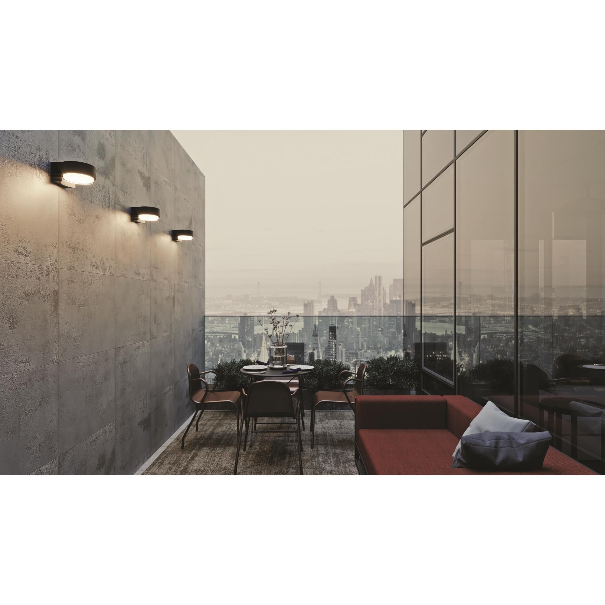 Shown in Black finish and Black shade