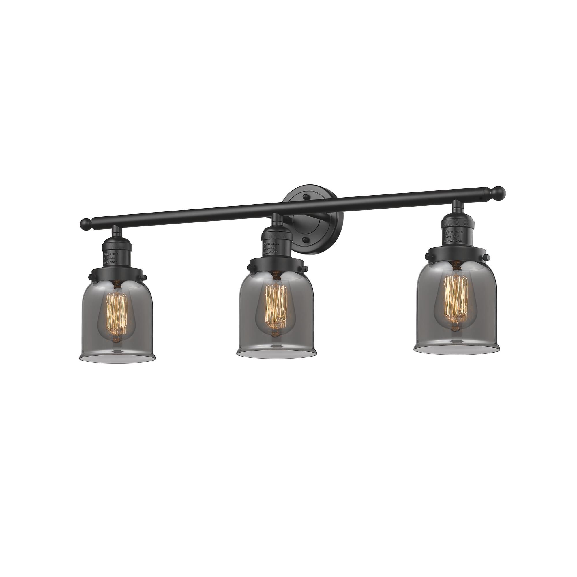 Bruno Marashlian Small Bell 30 Inch 3 Light Bath Vanity Light by Innovations Lighting