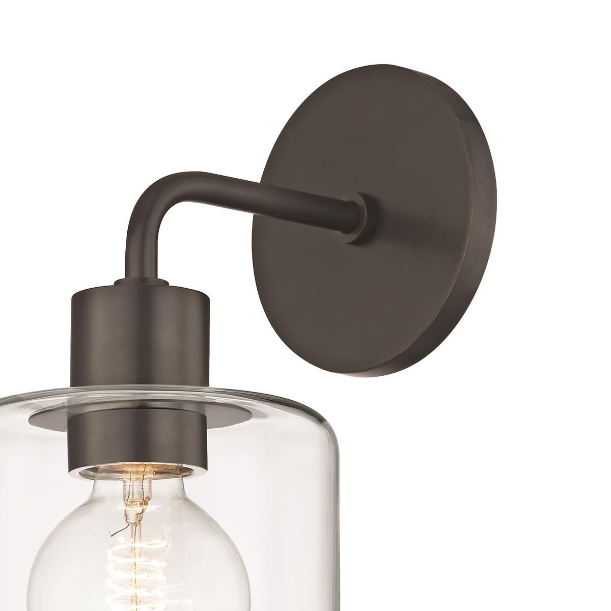 Shown in Old Bronze finish and Opal Etched glass