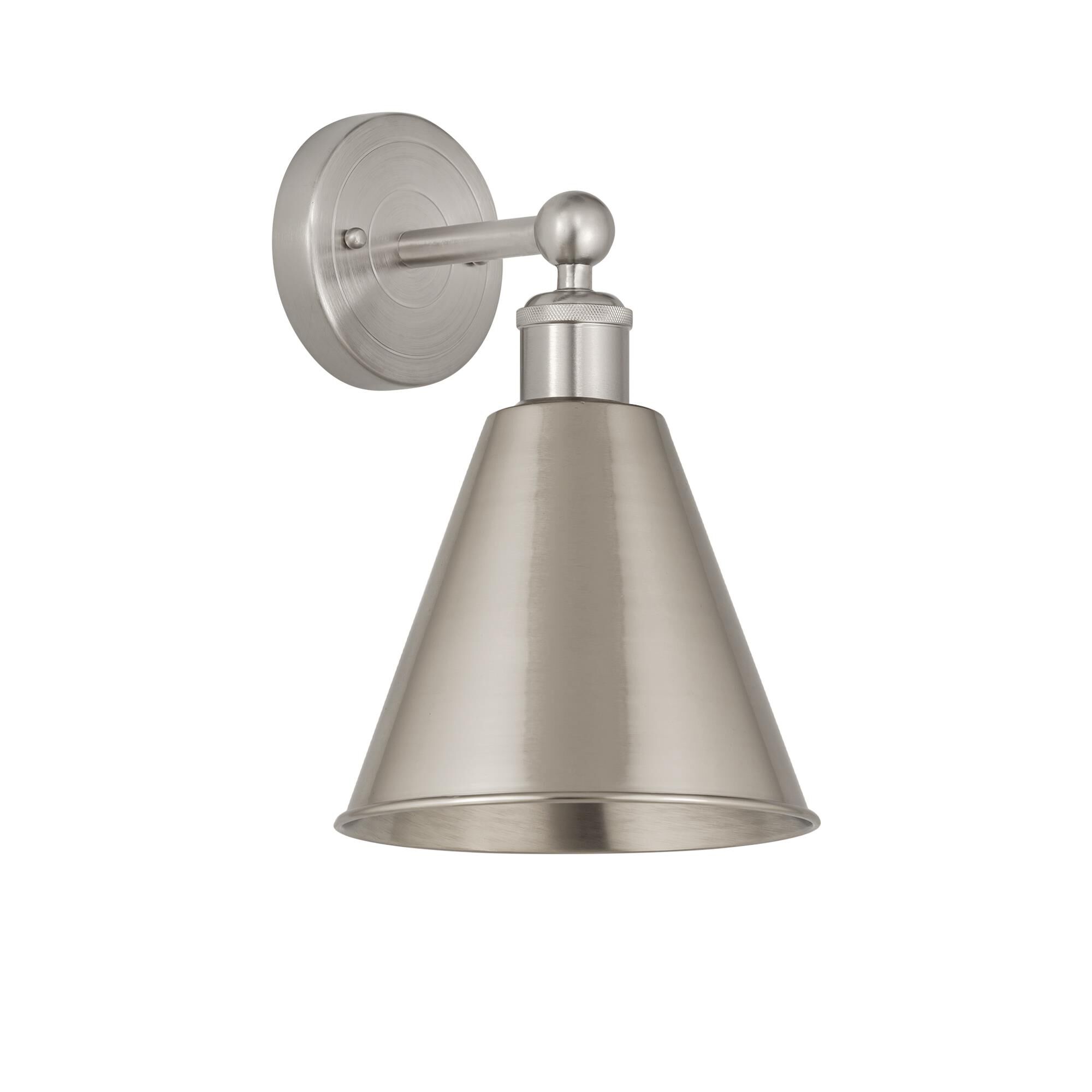 Shown in Satin Nickel finish and Brushed Satin Nickel shade
