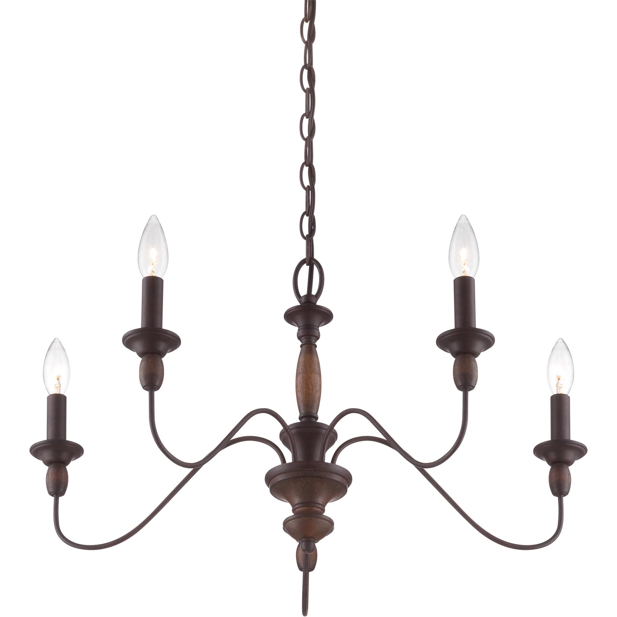 Holbrook 24 Inch 5 Light Chandelier by Quoizel