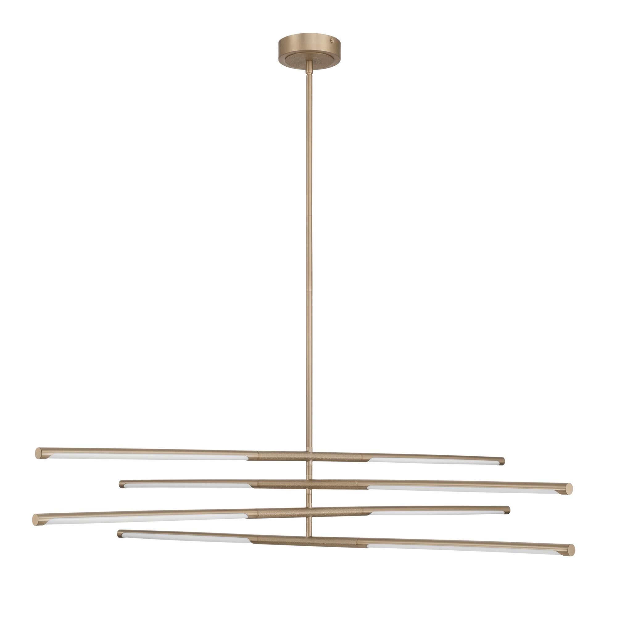 Shown in Champagne Gold finish and White glass