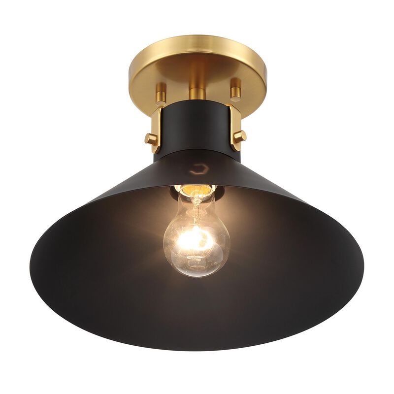 12 Inch Semi Flush Mount by Meridian Lighting