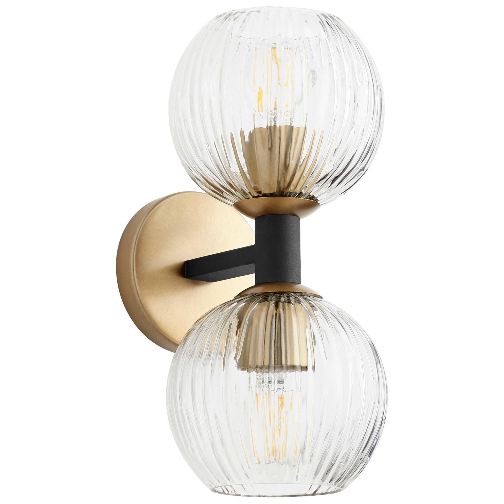 Helios Small 2 Light Wall Sconce,