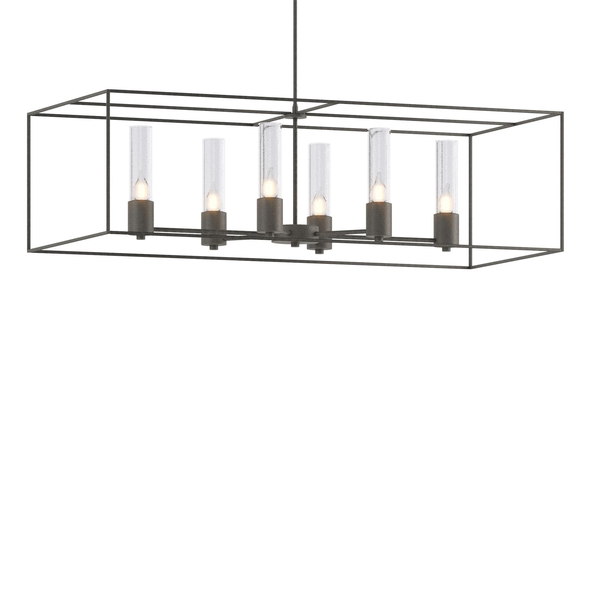 Shown in Natural Iron finish and Clear glass and Natural Iron accent