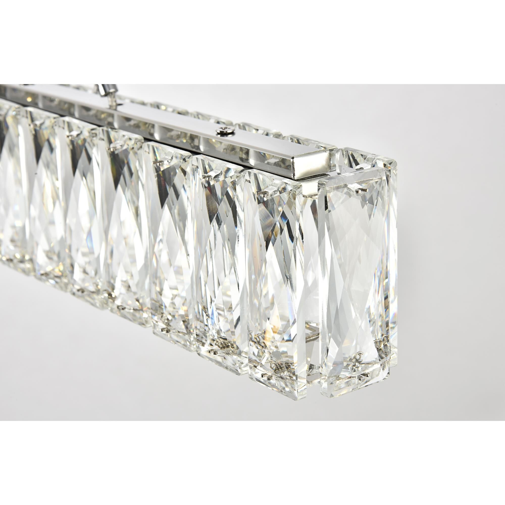 Monroe Linear Suspension Light by Elegant Lighting