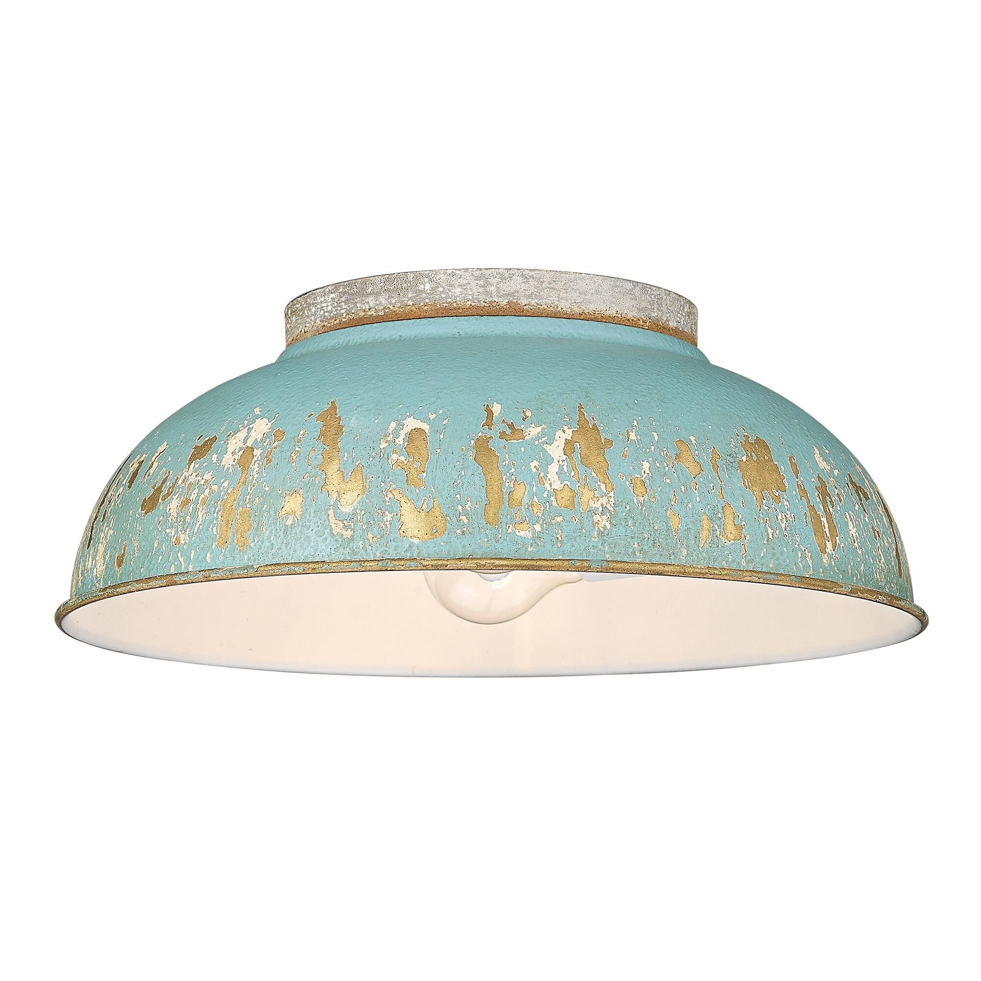 Kinsley 14 Inch 2 Light Flush Mount by Golden Lighting