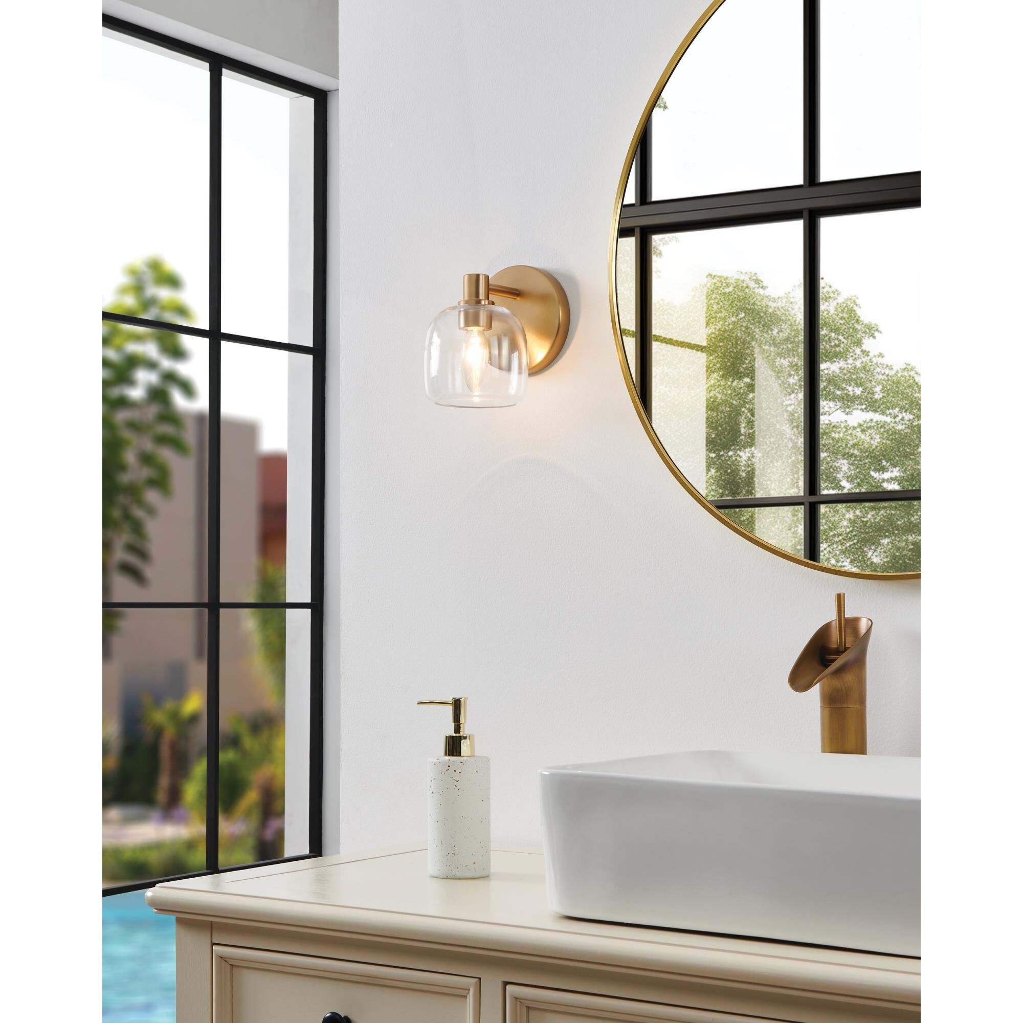 Valentina 5 Inch Bath Vanity Light by Eglo Lighting
