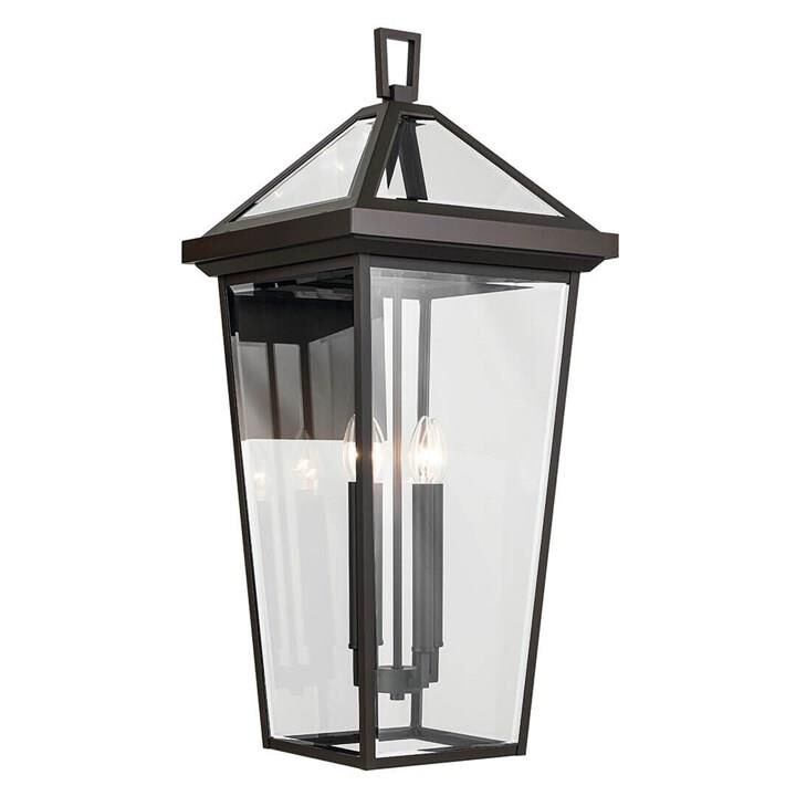 Shown in Olde Bronze finish and Clear Beveled glass
