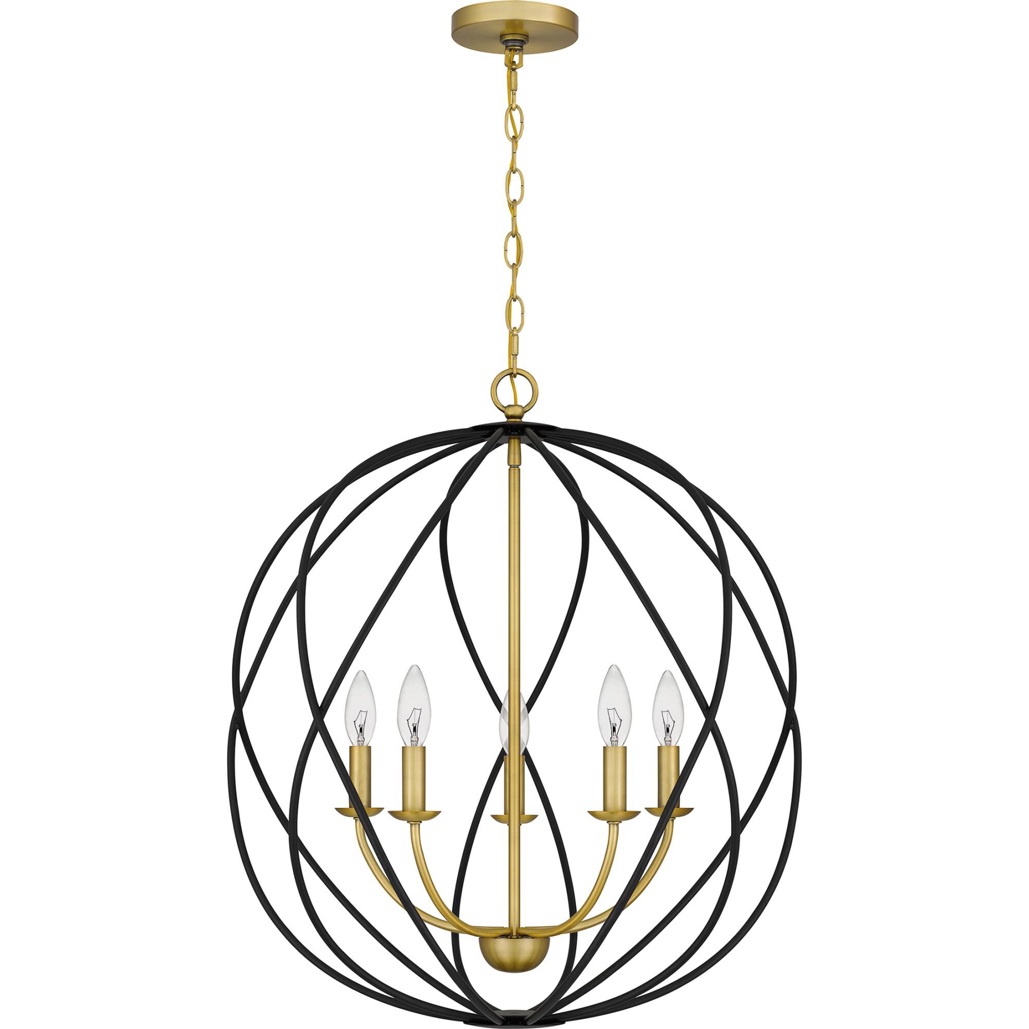 Bryn 24 Inch Large Pendant by Quoizel
