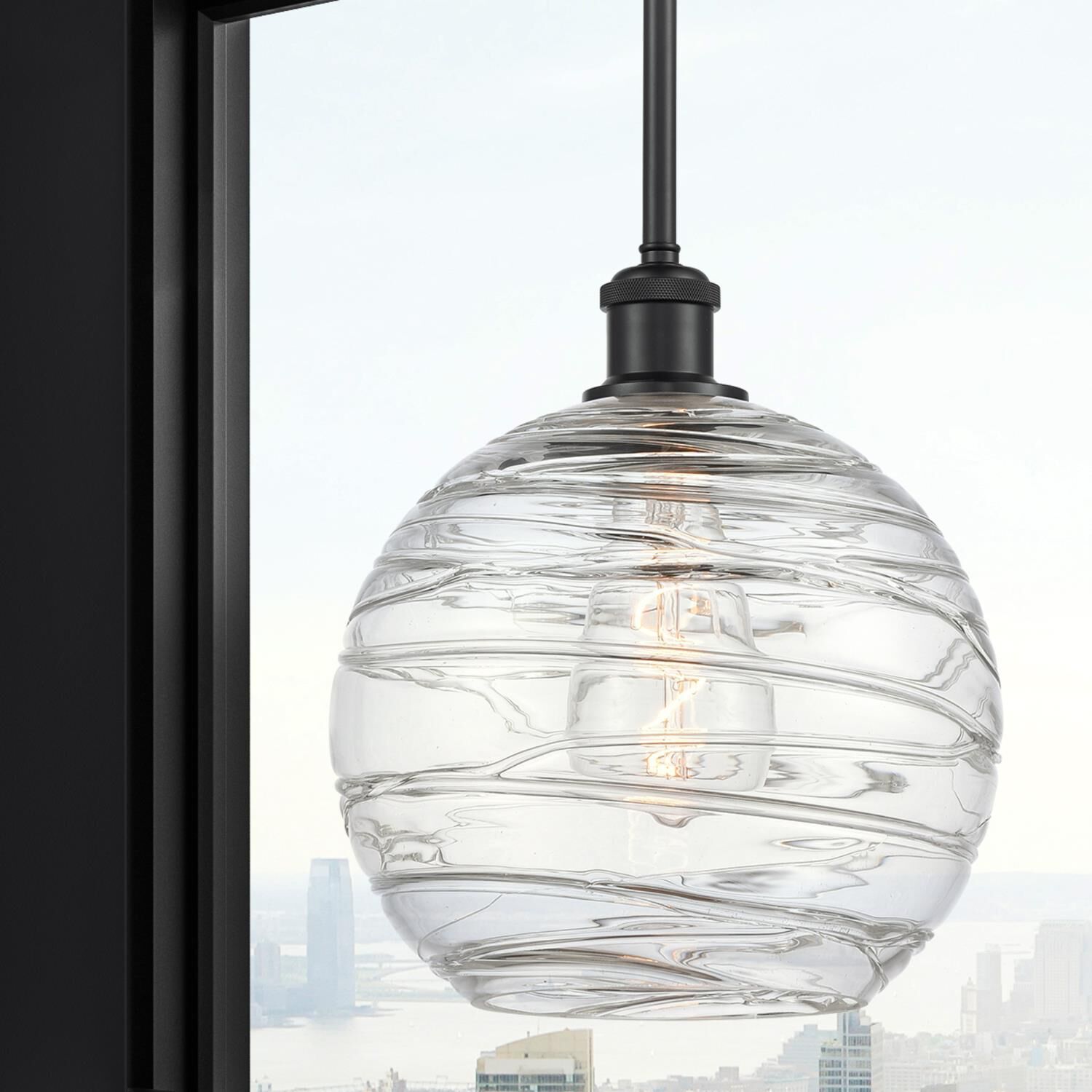 Bruno Marashlian Athens Deco Swirl 10 Inch Mini Pendant by Innovations Lighting