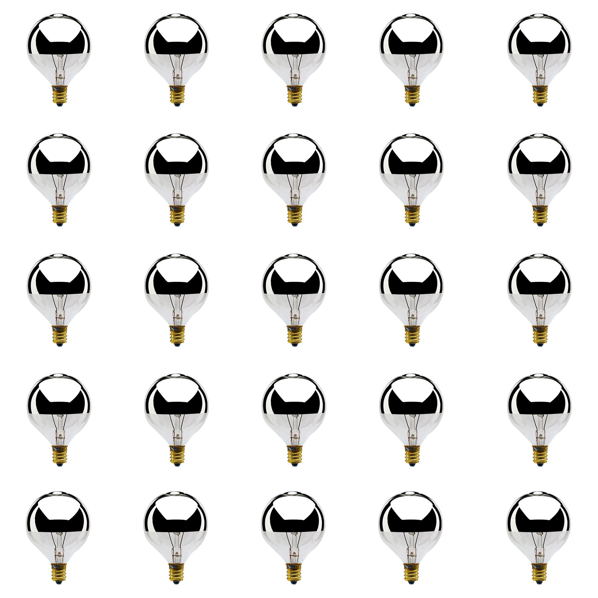 25 Watt 2700K G16.5 Incandescent Light Bulb,