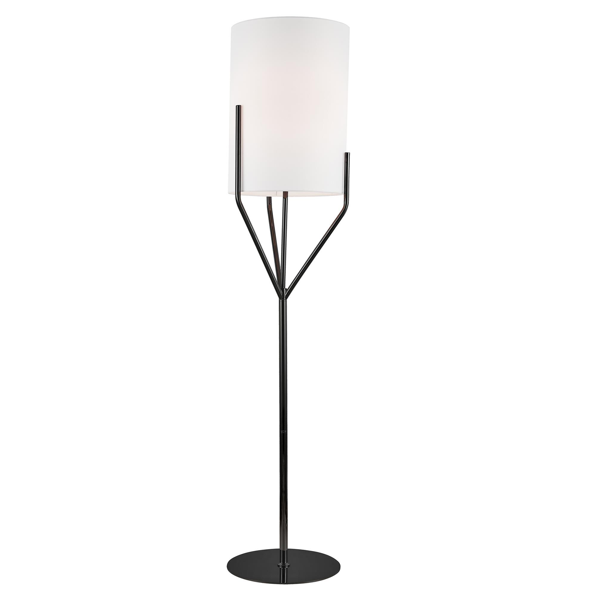 Shown in Black finish and White shade