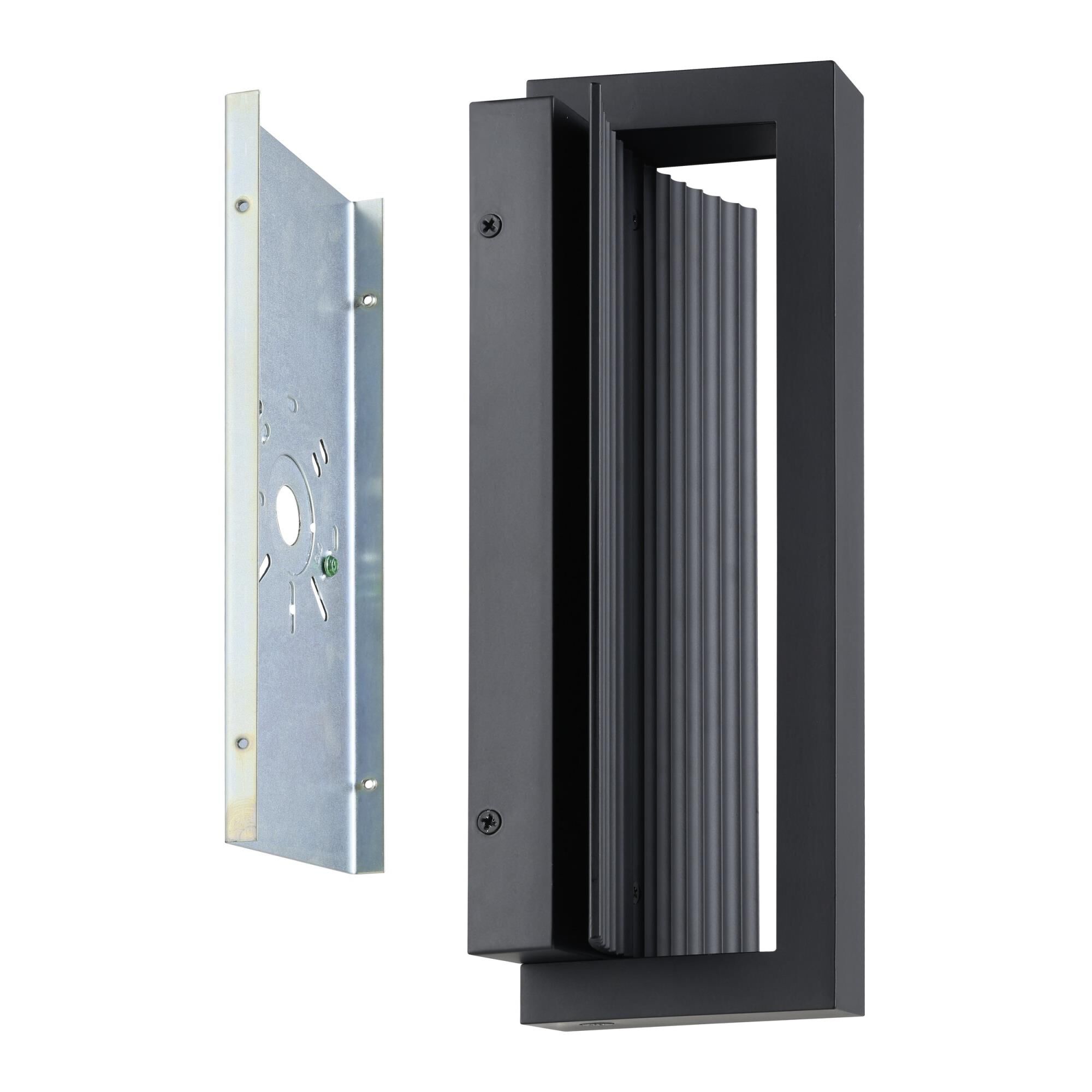 Shown in Matte Black finish and Clear Polycarbonate glass