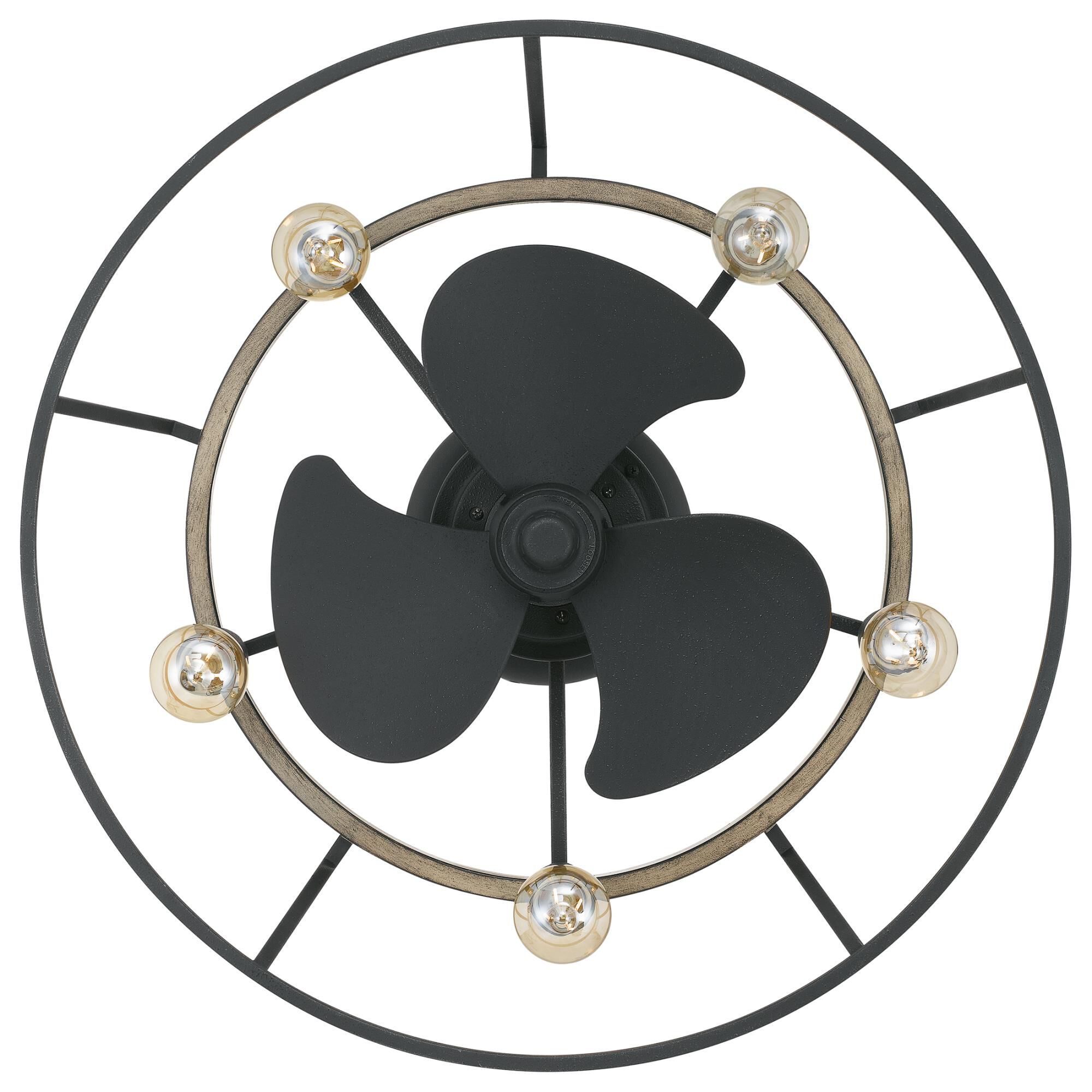 Brockton 24 Inch Chandelier Ceiling Fan by Quoizel