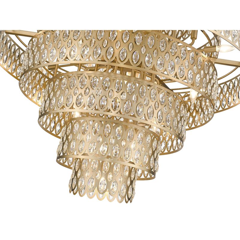 Dealey 44 Inch 25 Light Chandelier by Z-Lite
