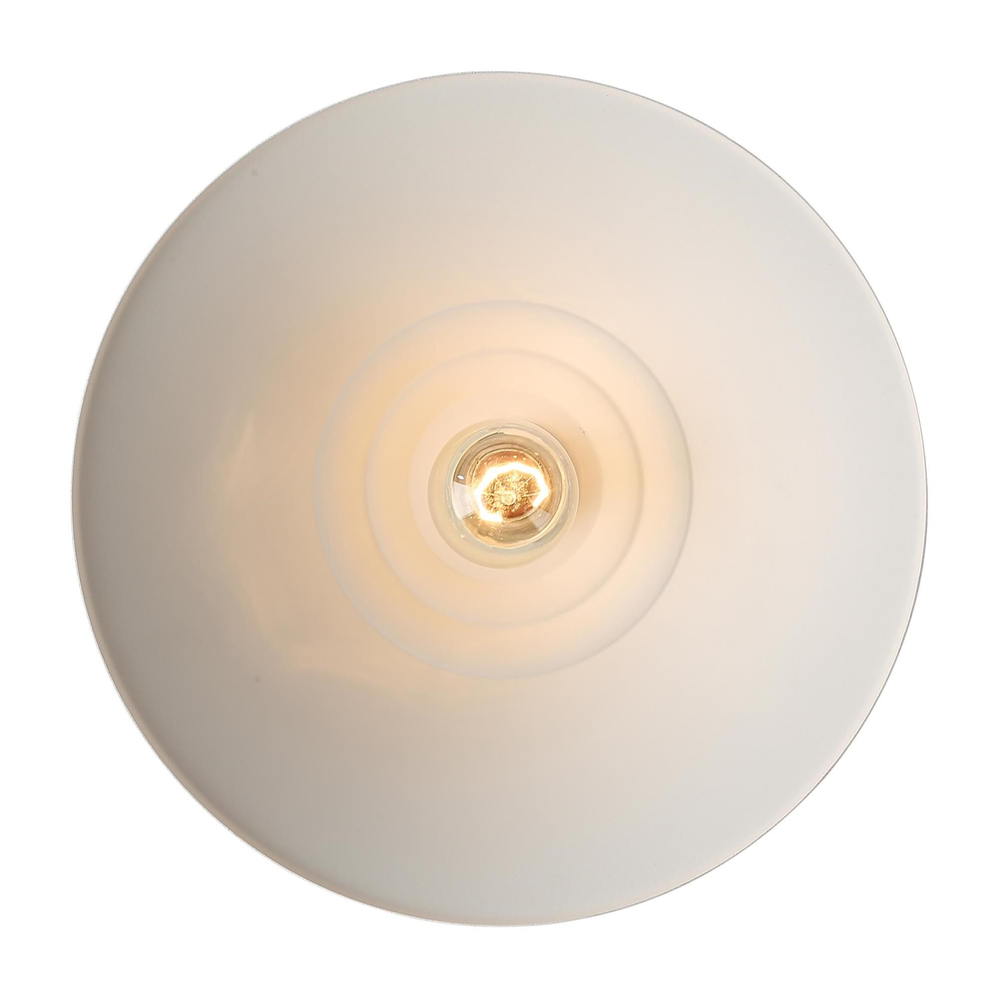 Shown in Natural White finish and Natural White shade