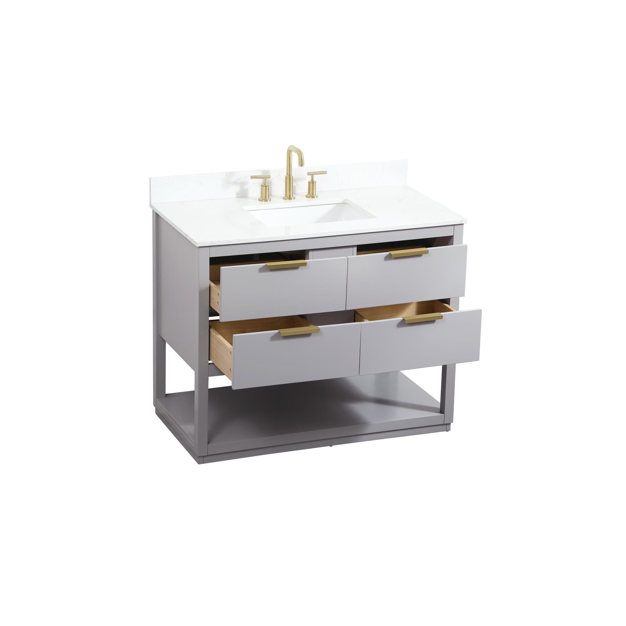Larkin 42 Inch Bath Vanity by Elegant Decor