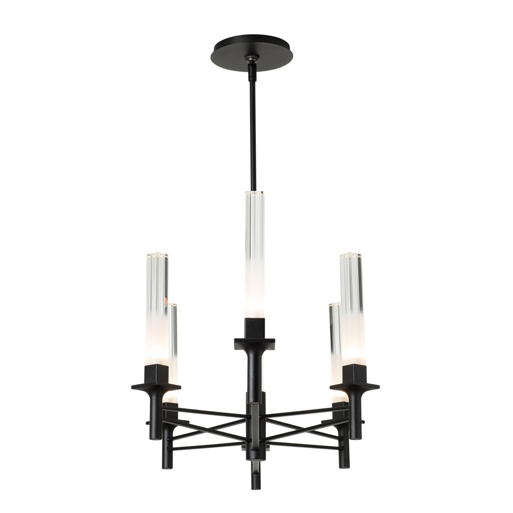 Shown in Black finish and Frosted glass