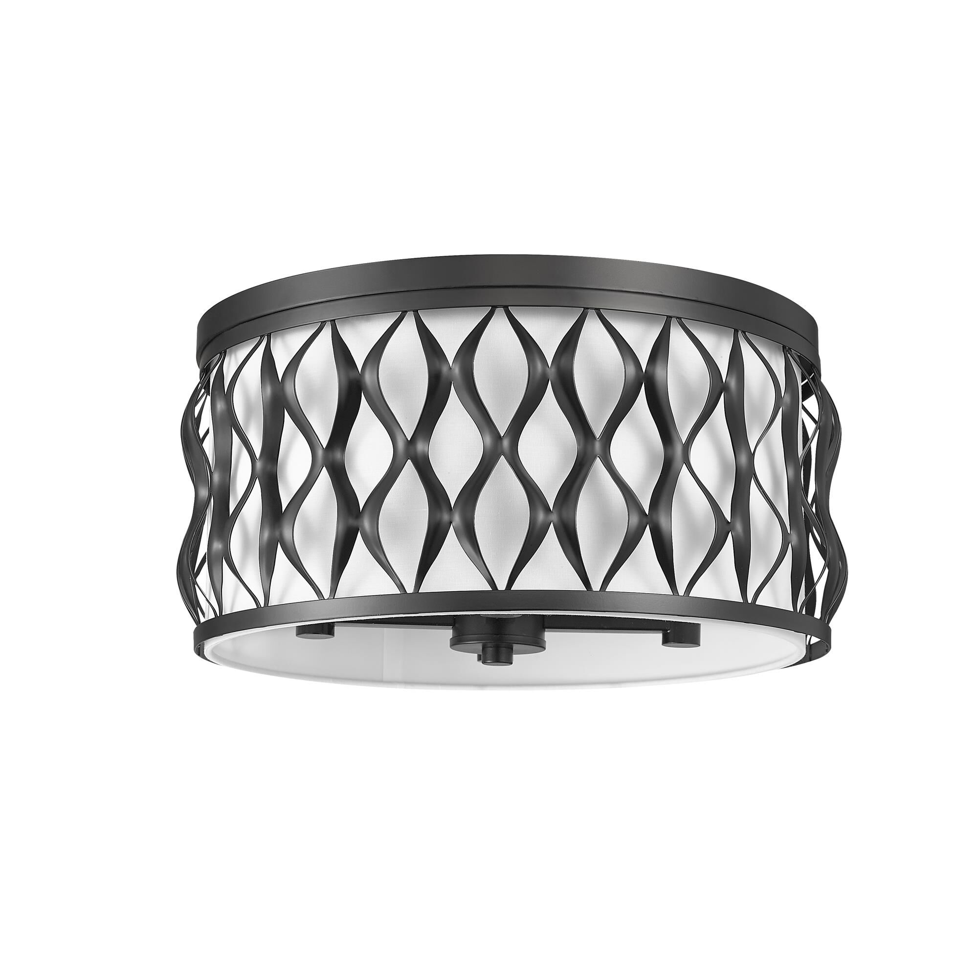 Shown in Matte Black finish and White glass