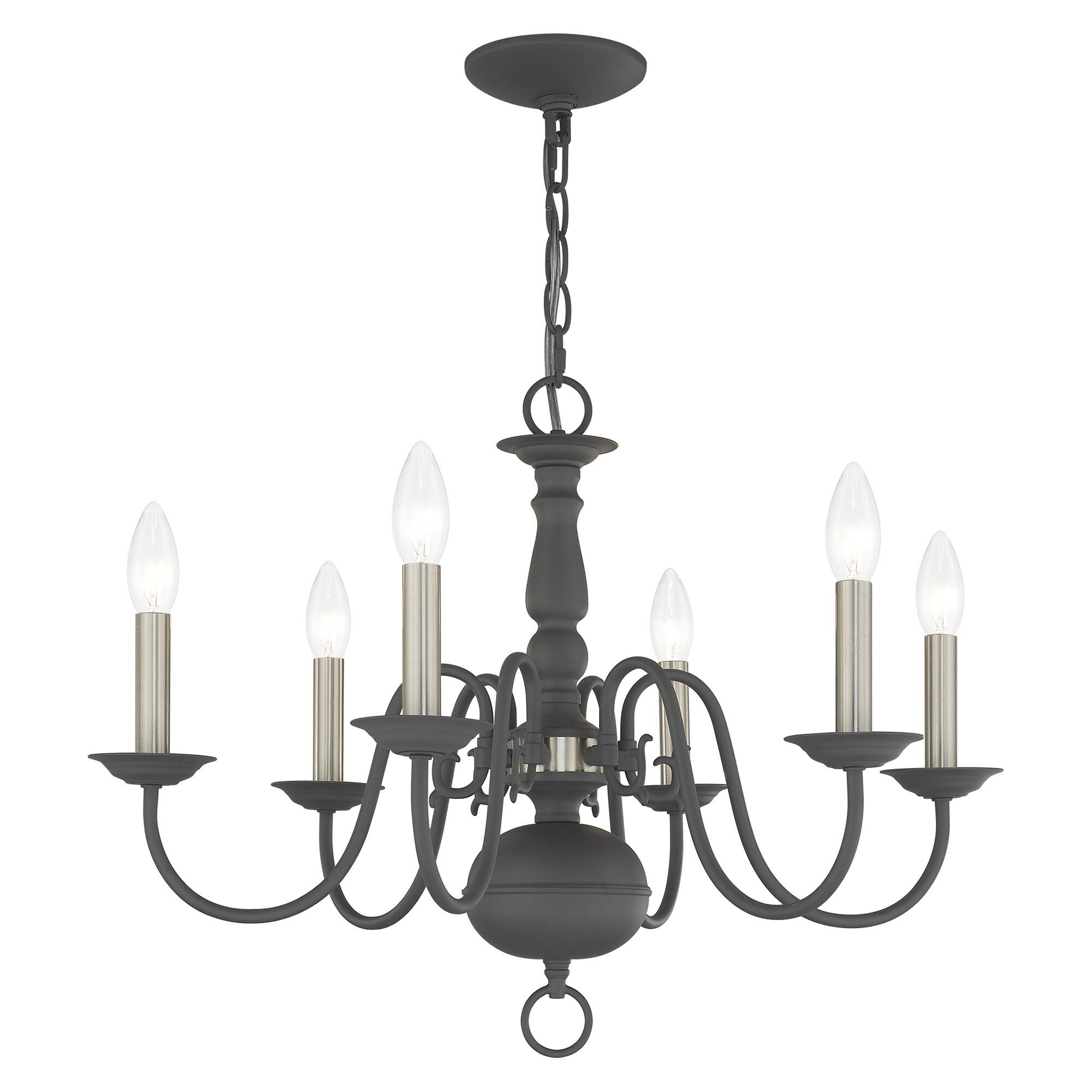 Williamsburgh 6 Light Chandelier by Livex Lighting