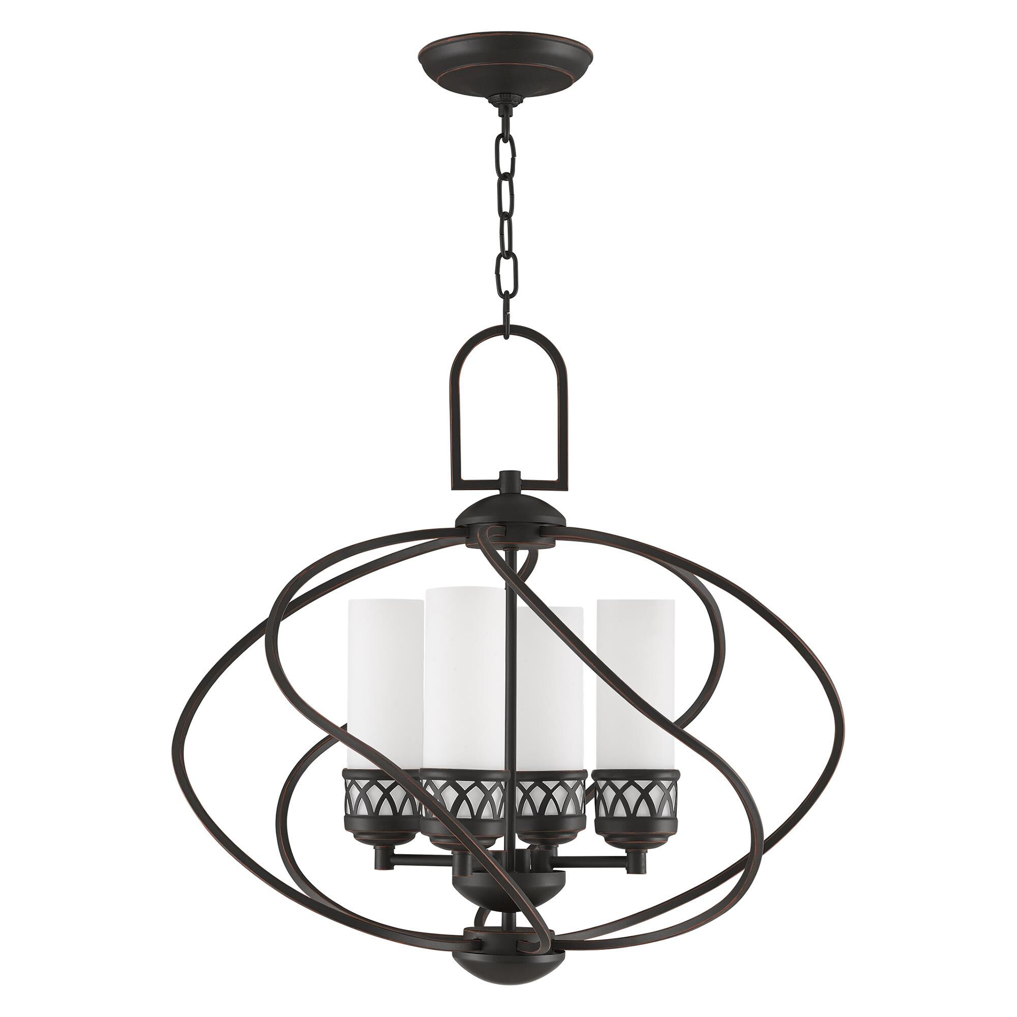 Westfield 22 Inch 4 Light Mini Chandelier by Livex Lighting