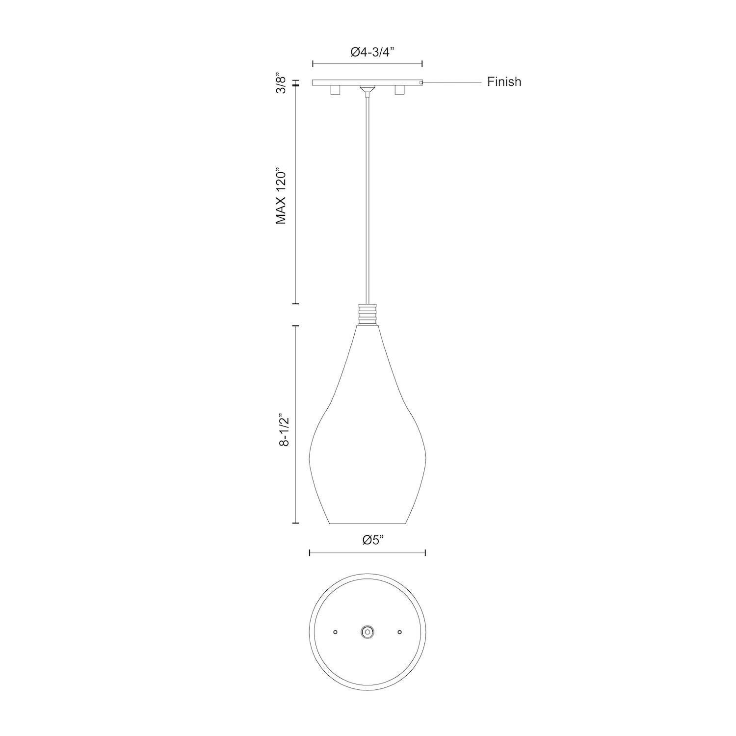 Victoria LED Mini Pendant by Kuzco Lighting